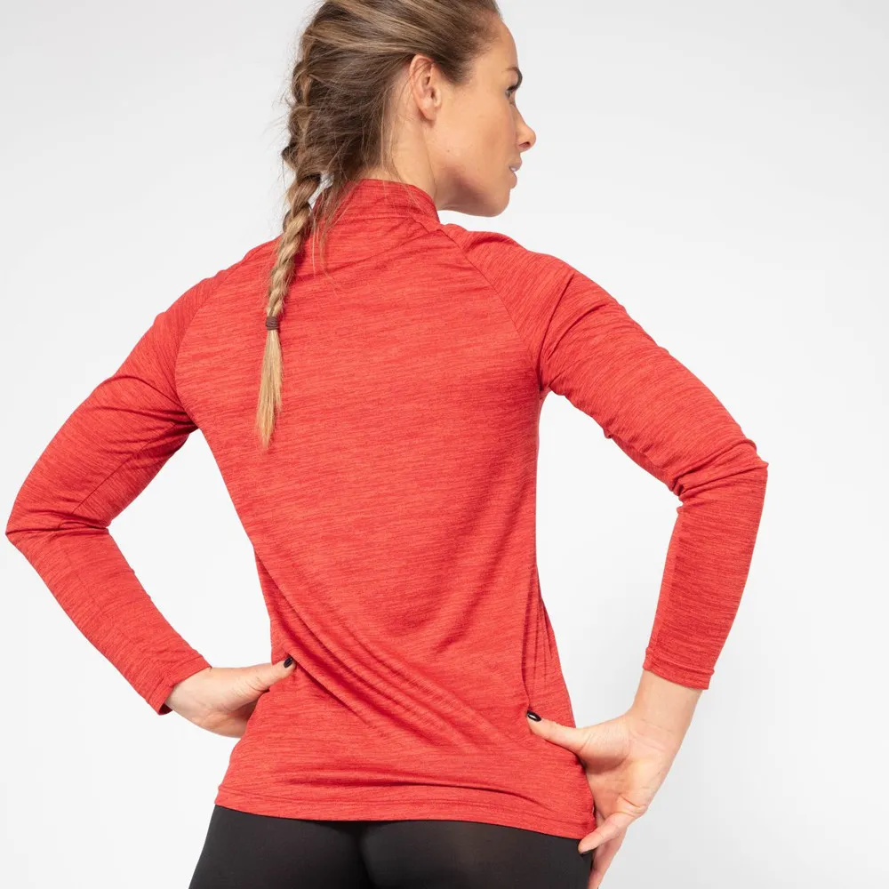Higher State L/S Raglan Maglia da donna con zip - AW23