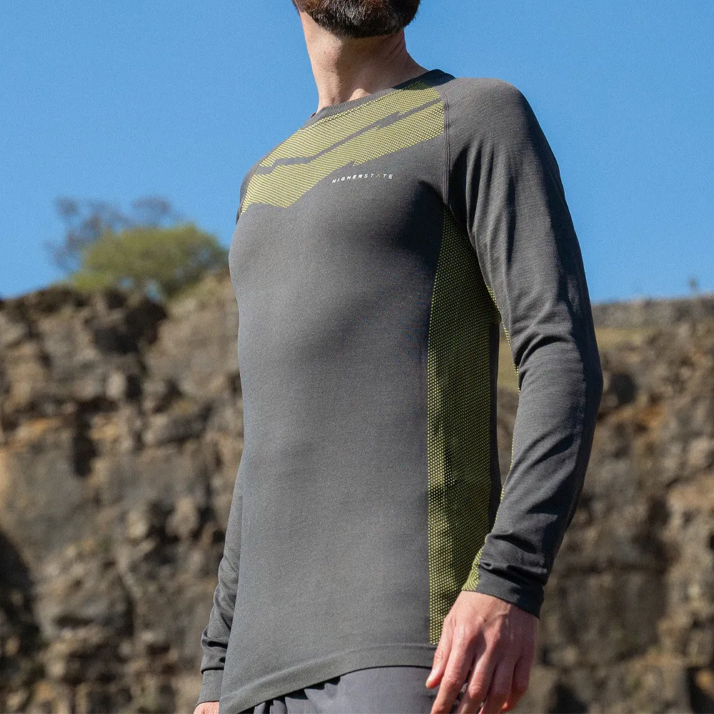 Higher State Seamfree Manica lunga Maglia da corsa