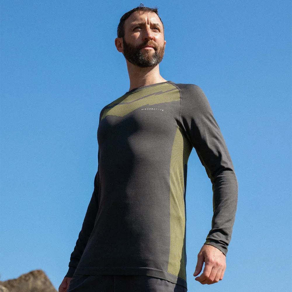 Higher State Seamfree Manica lunga Maglia da corsa