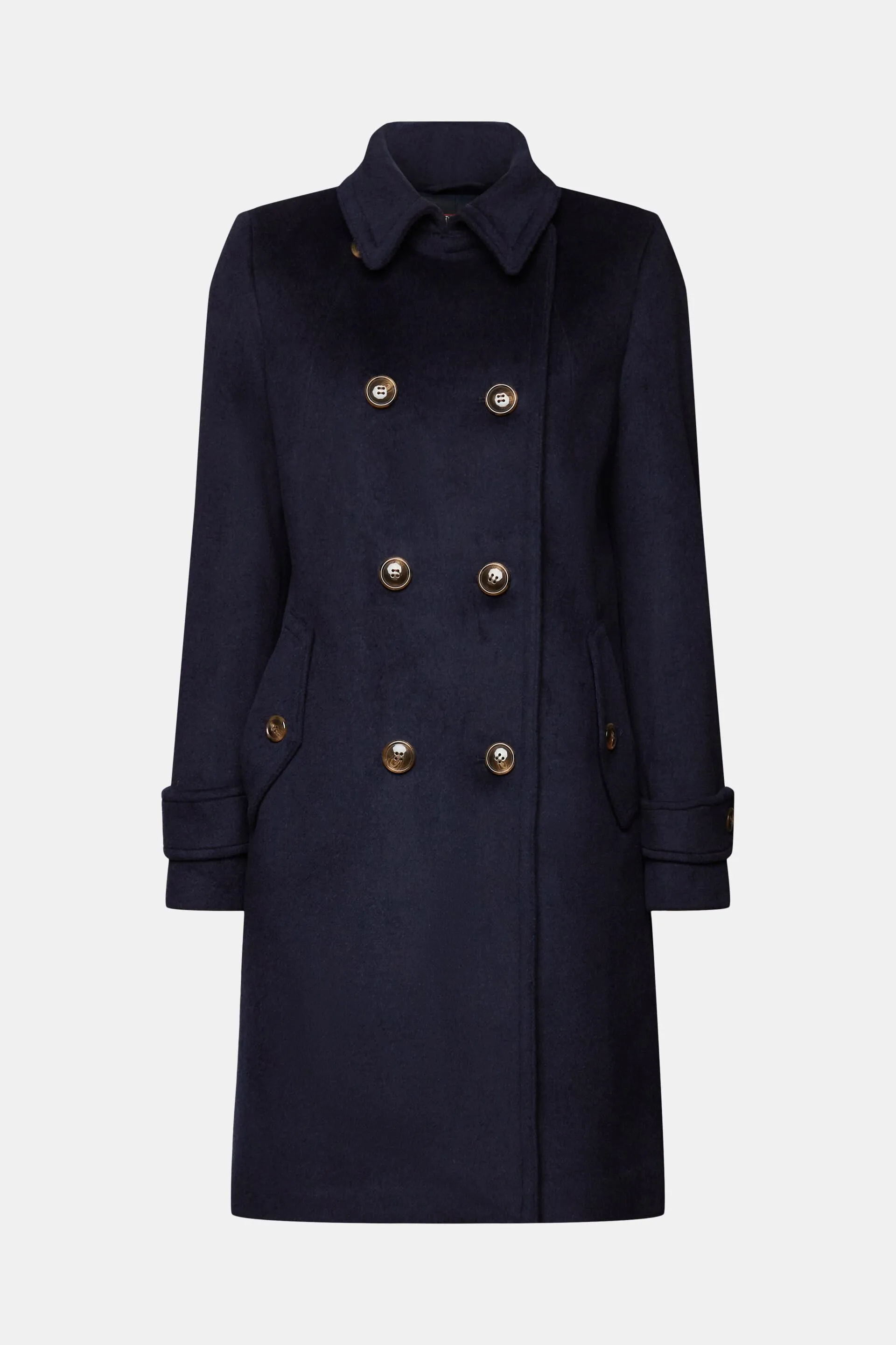 In materiale riciclato: Cappotto con lana