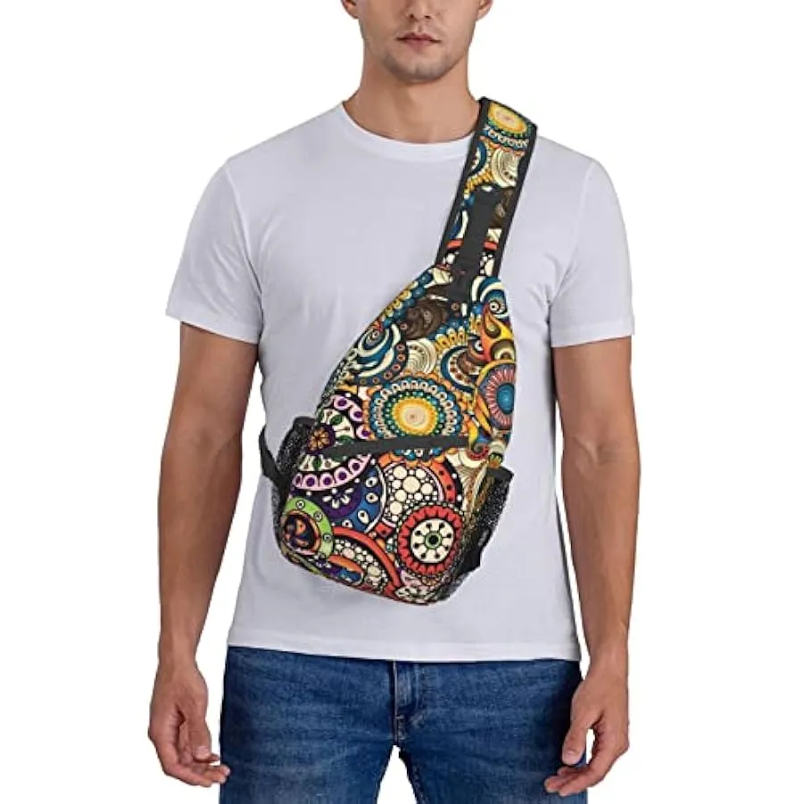 IUBBKI Zaino a tracolla Daypack Borsa a tracolla grande con portabottiglie per uomo Donna Palestra Viaggio Escursionismo Borse p