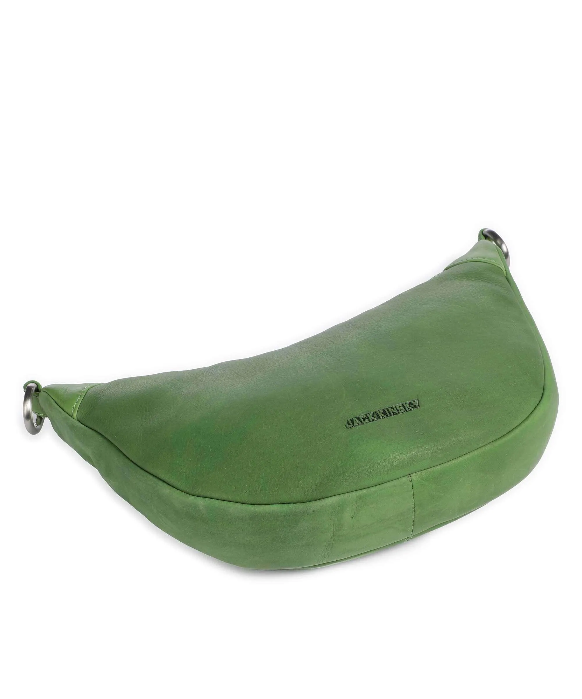  Jack Kinsky Aruba 2 Borsa a tracolla pelle a grana fine verde  