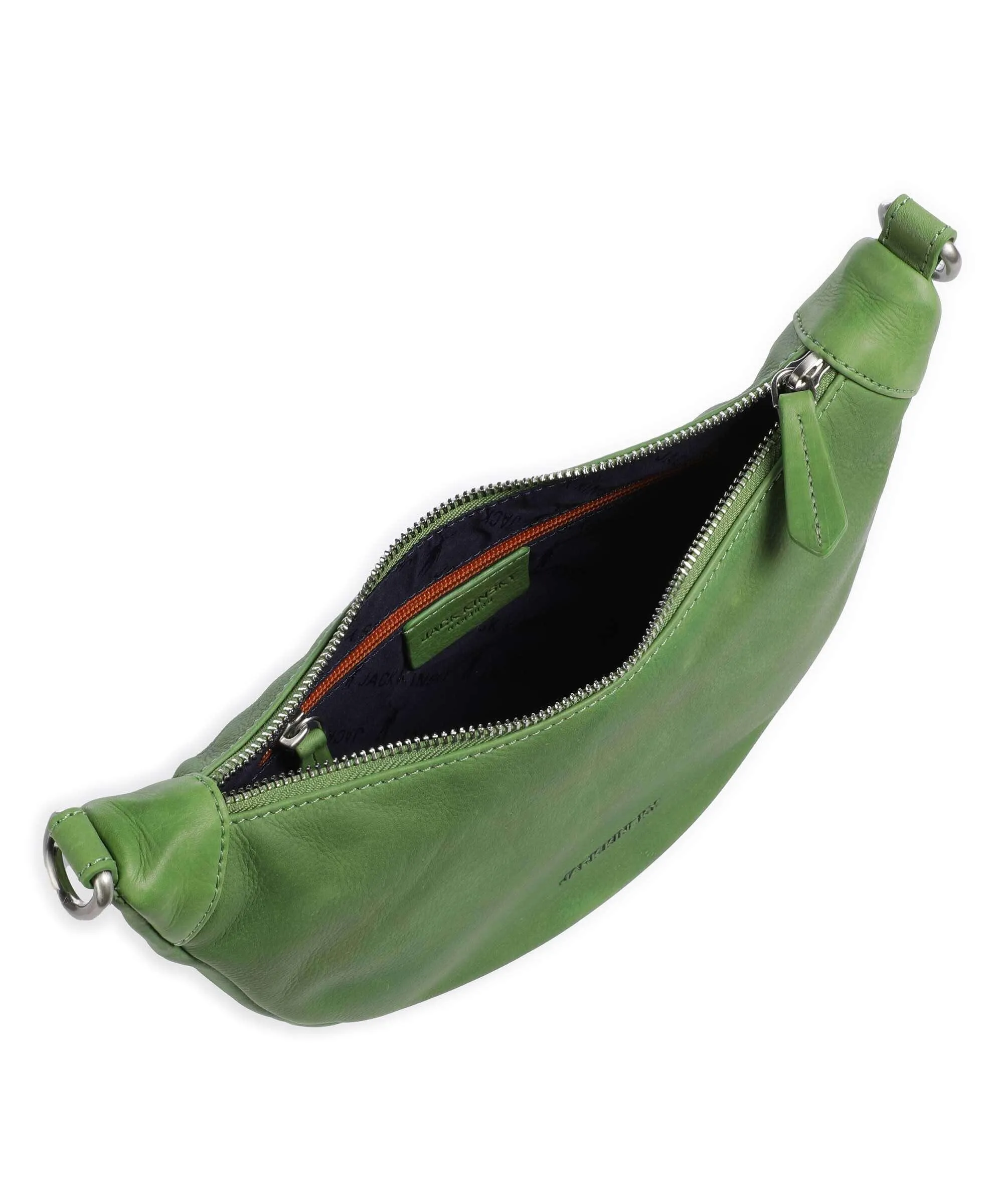  Jack Kinsky Aruba 2 Borsa a tracolla pelle a grana fine verde  