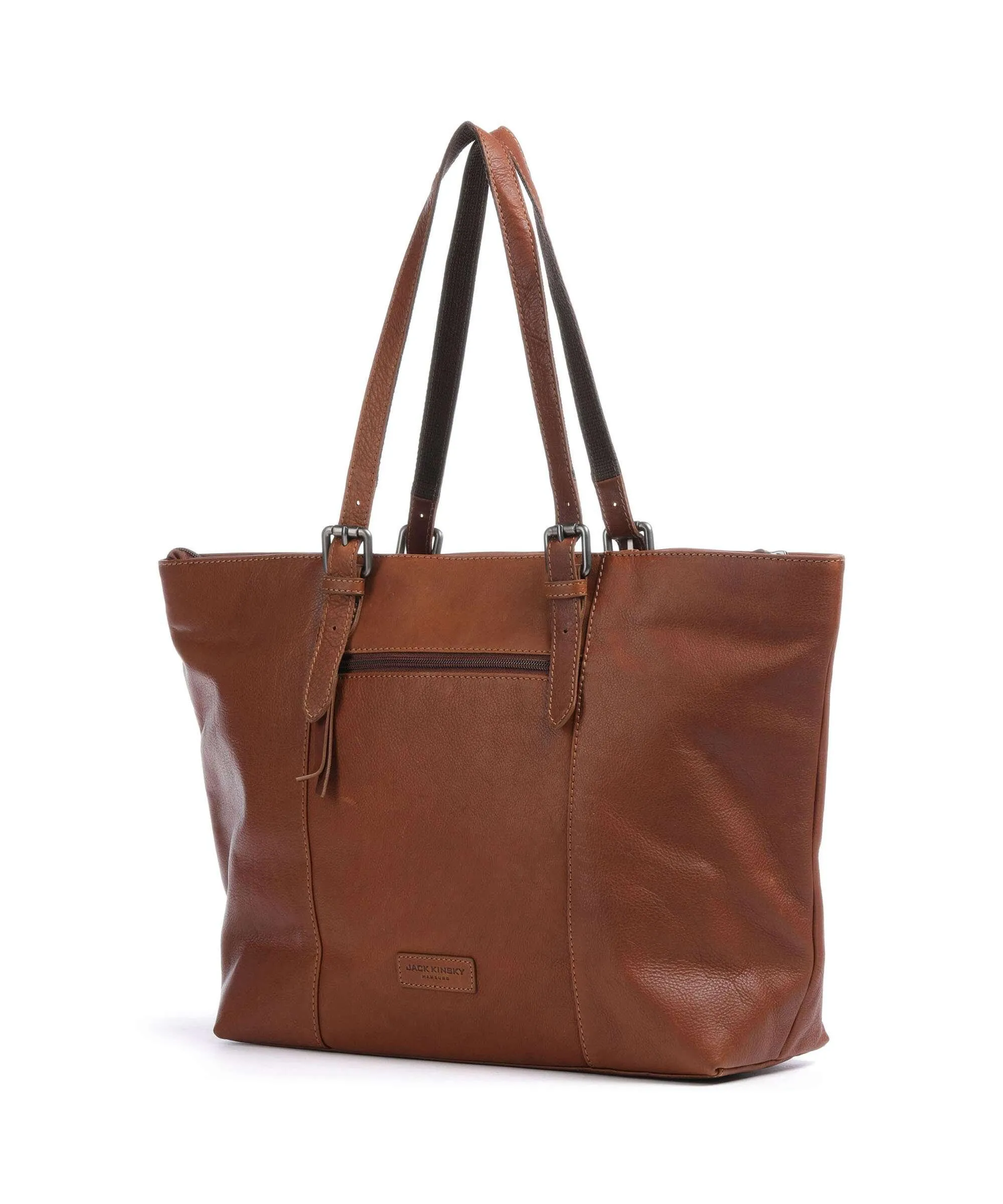  Jack Kinsky Montreal 25N Borsa shopper pelle granulata cognac  