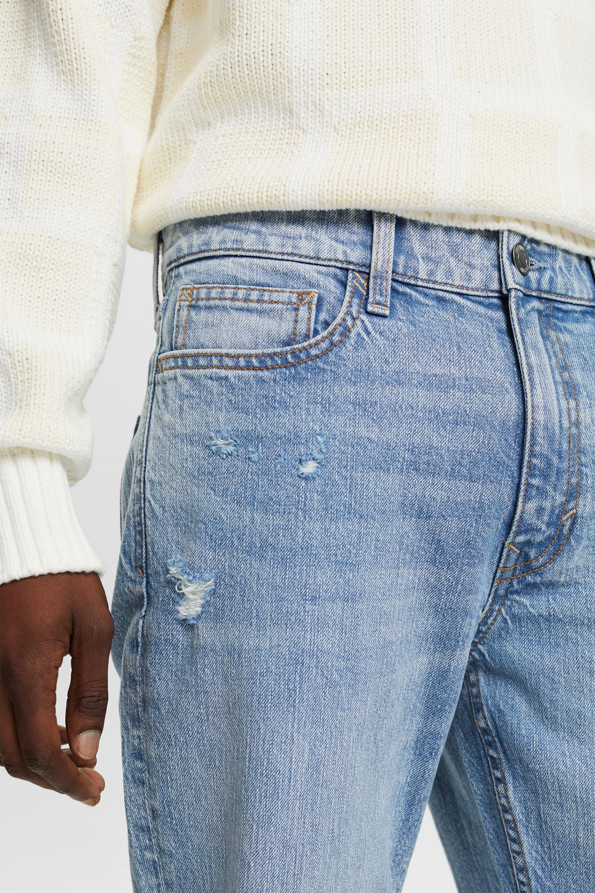 Jeans Regular affusolati a vita media