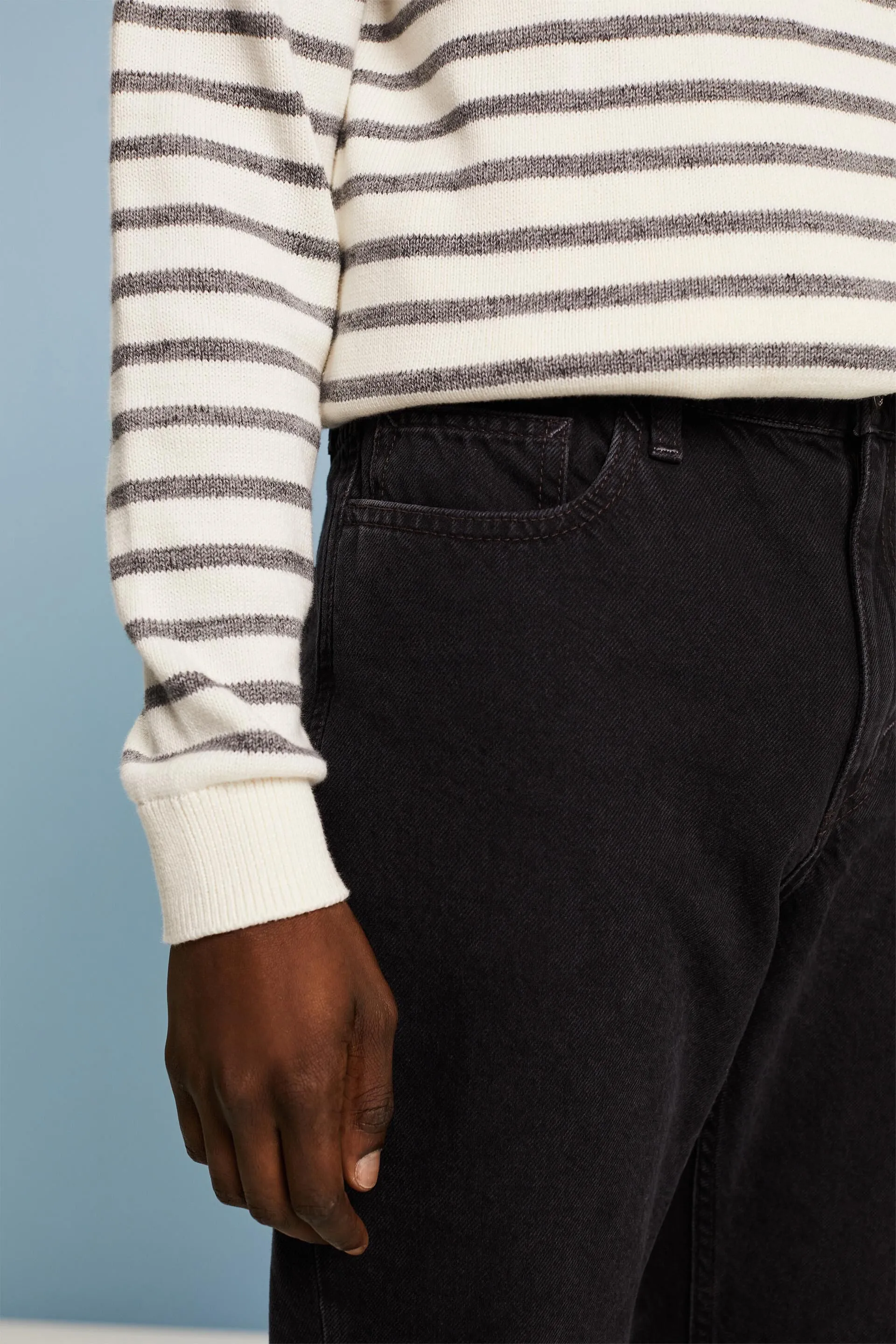 Jeans tapered a vita media