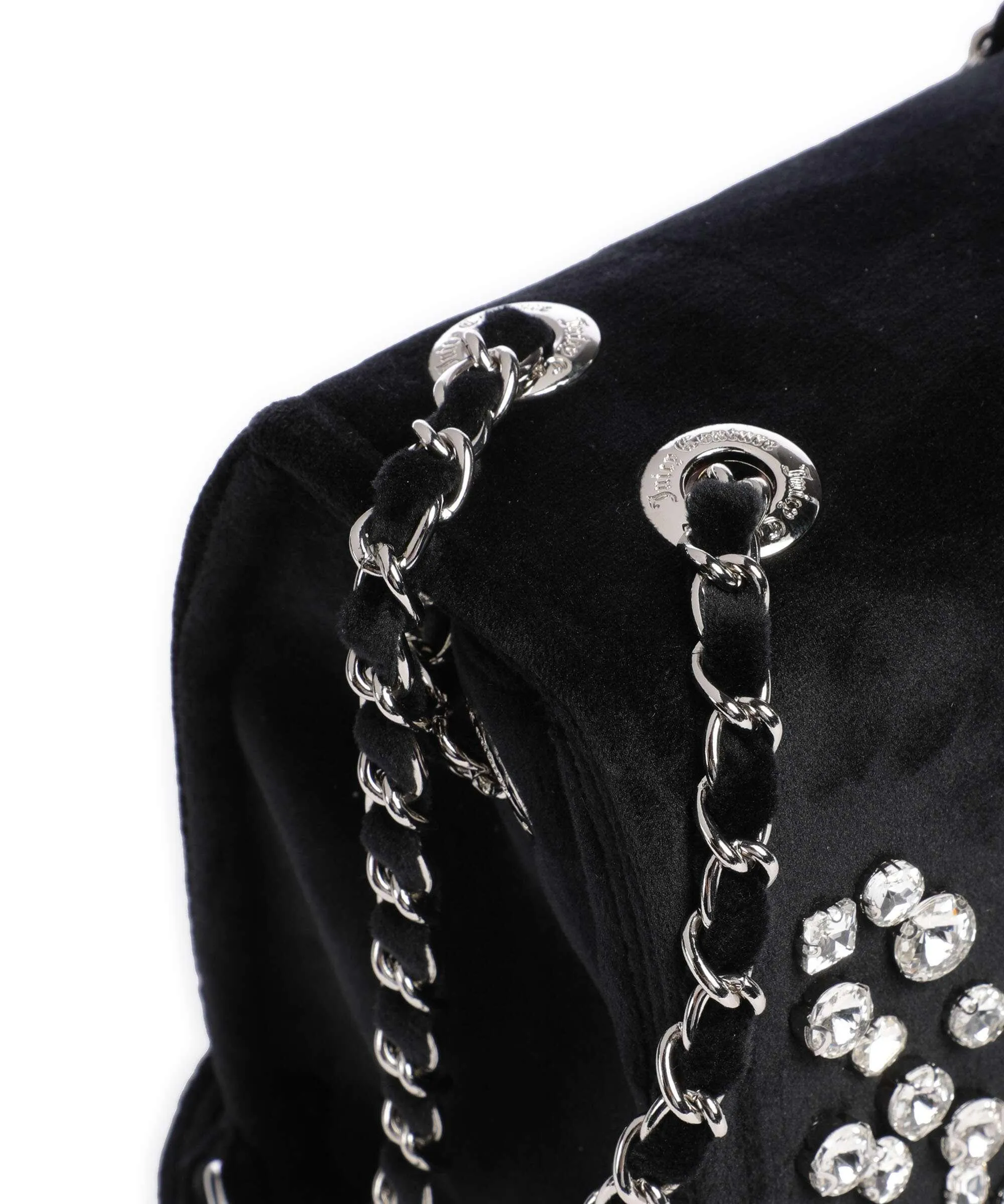  Juicy Couture Iris Borsa a spalla poliestere nero  