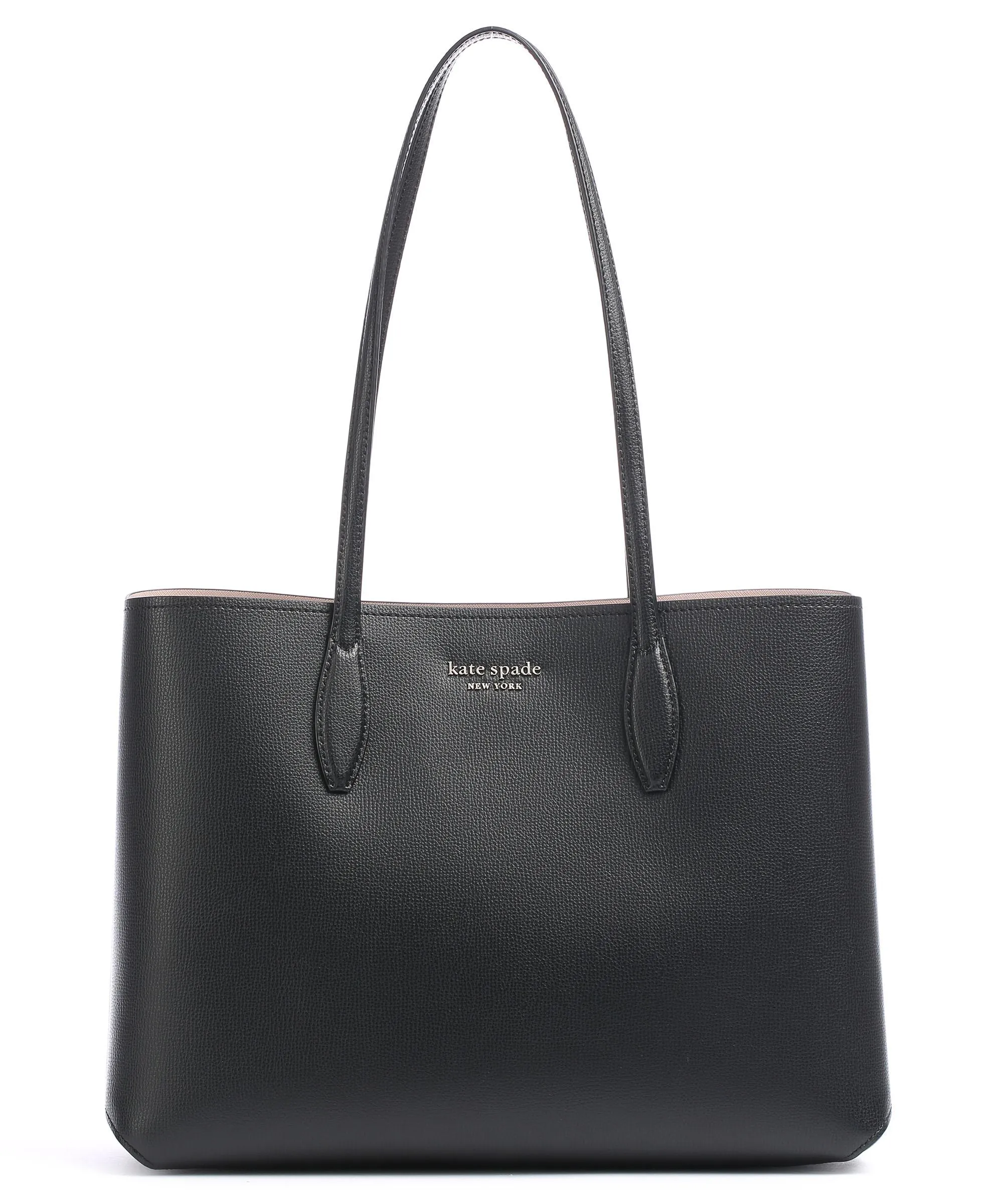  Kate Spade New York All Day Borsa shopper pelle granulata nero  