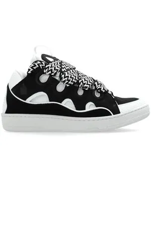 LANVIN Calzature,Sneakers Sneakers Curb nero e bianco 