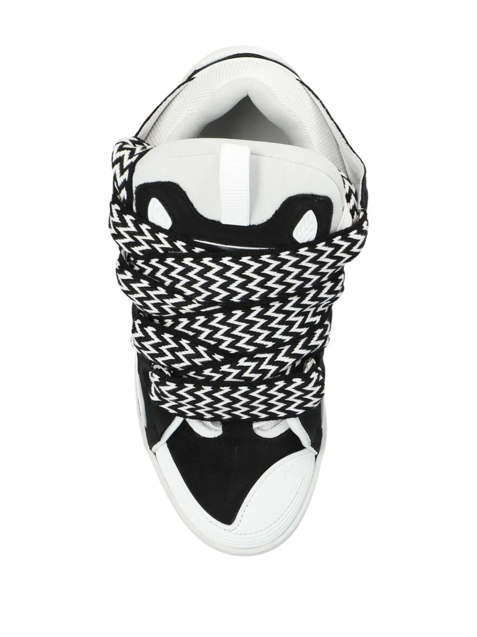 LANVIN Calzature,Sneakers Sneakers Curb nero e bianco 
