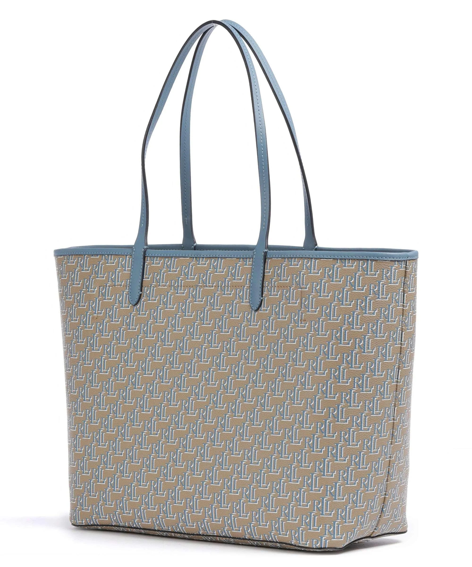  Lauren Ralph Lauren Collins 36 Borsa shopper pelle sintetica beige  