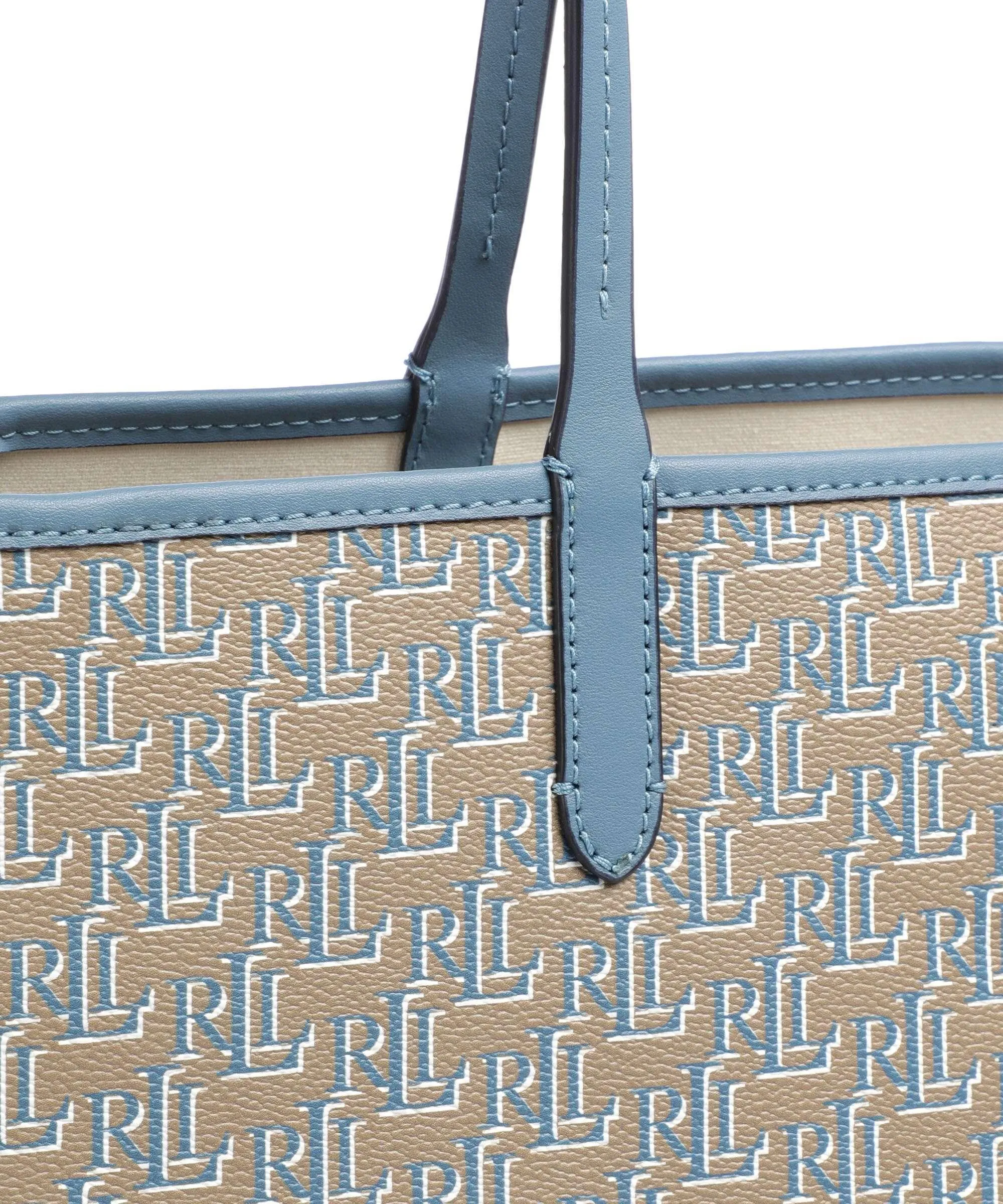  Lauren Ralph Lauren Collins 36 Borsa shopper pelle sintetica beige  