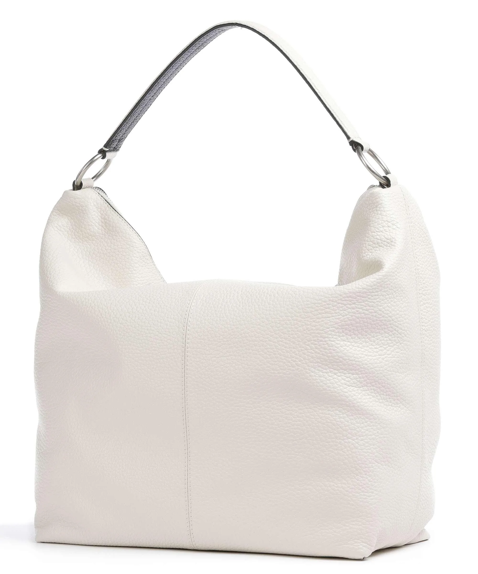  Liebeskind Aissa Heavy Pebble L Borsa hobo pelle granulata avorio  
