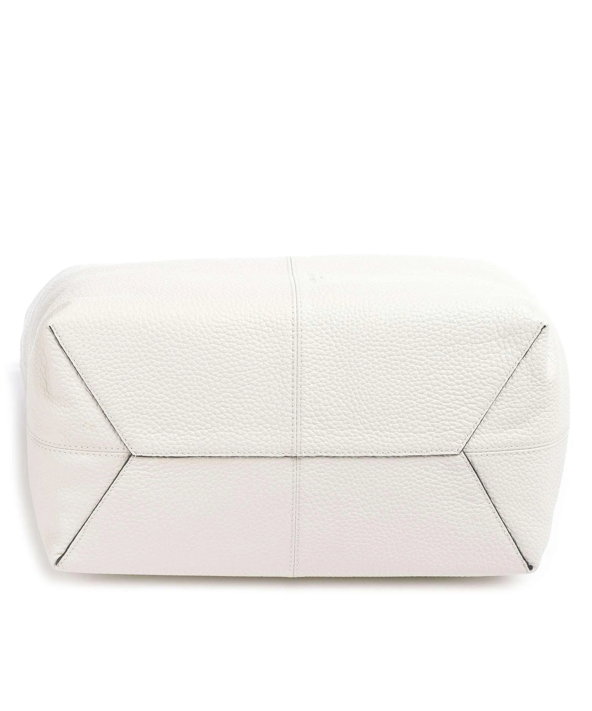  Liebeskind Aissa Heavy Pebble L Borsa hobo pelle granulata avorio  
