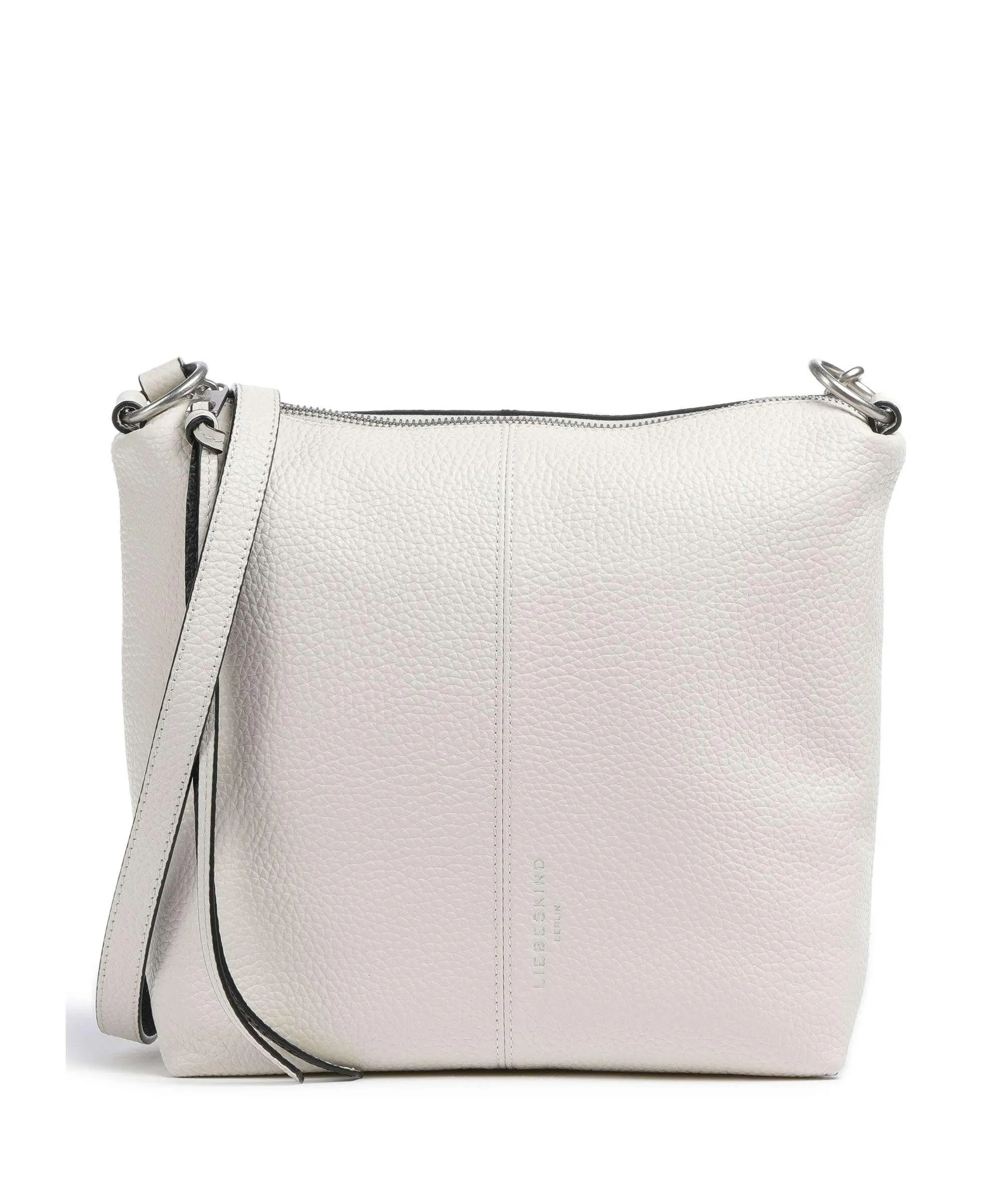  Liebeskind Aissa Heavy Pebble S Borsa hobo pelle granulata avorio  