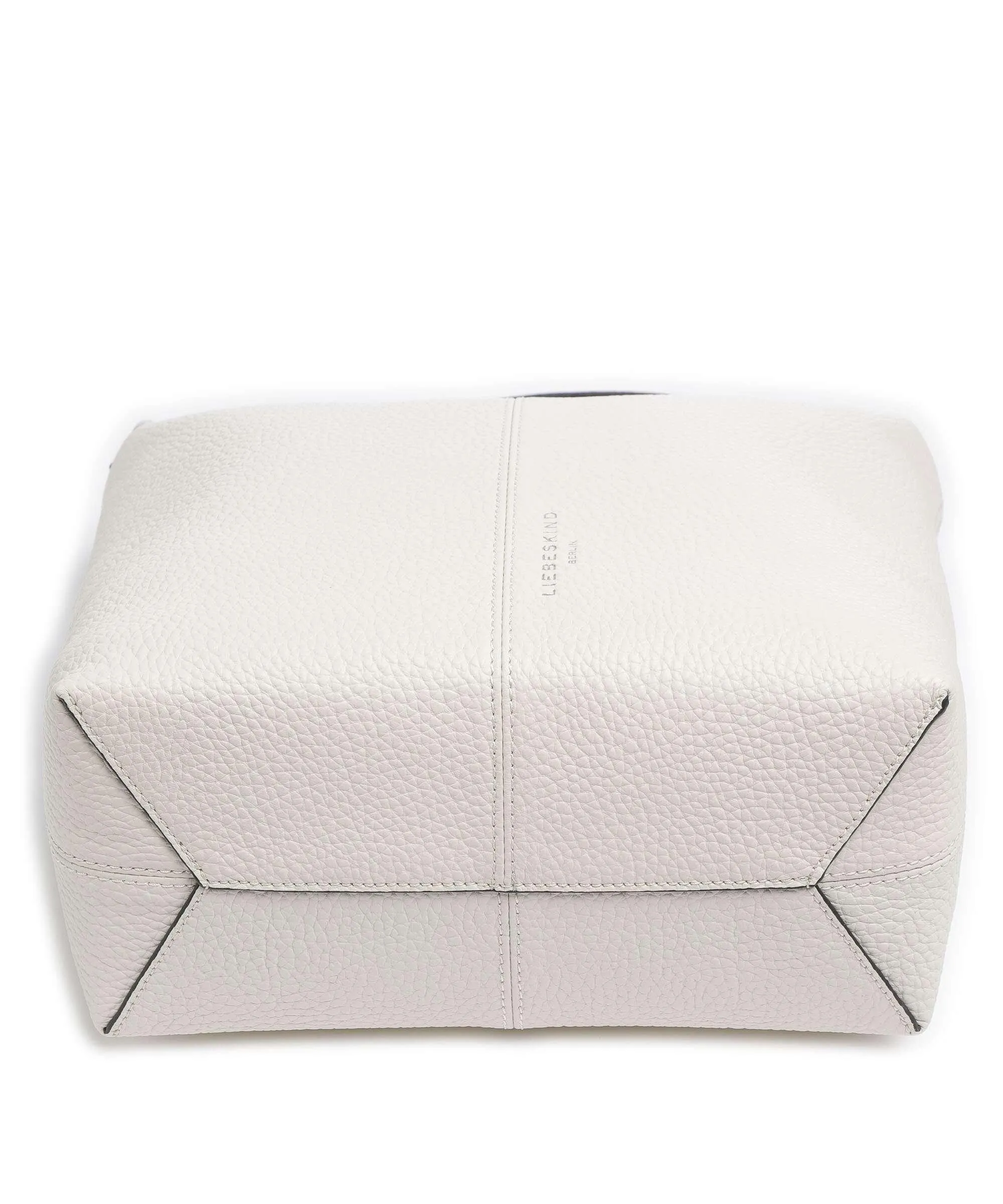  Liebeskind Aissa Heavy Pebble S Borsa hobo pelle granulata avorio  