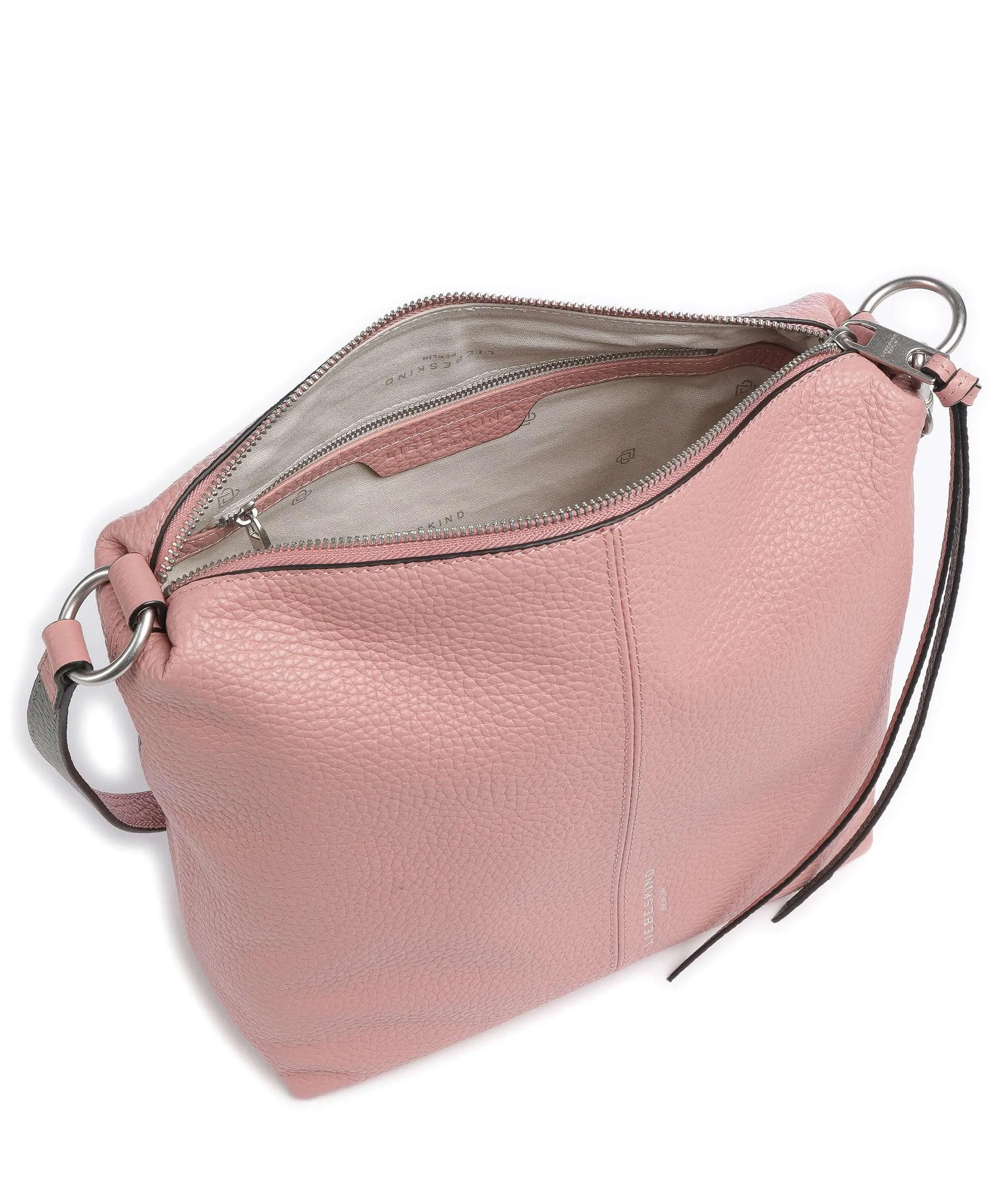 Liebeskind Aissa Heavy Pebble S Borsa hobo pelle granulata rosa  