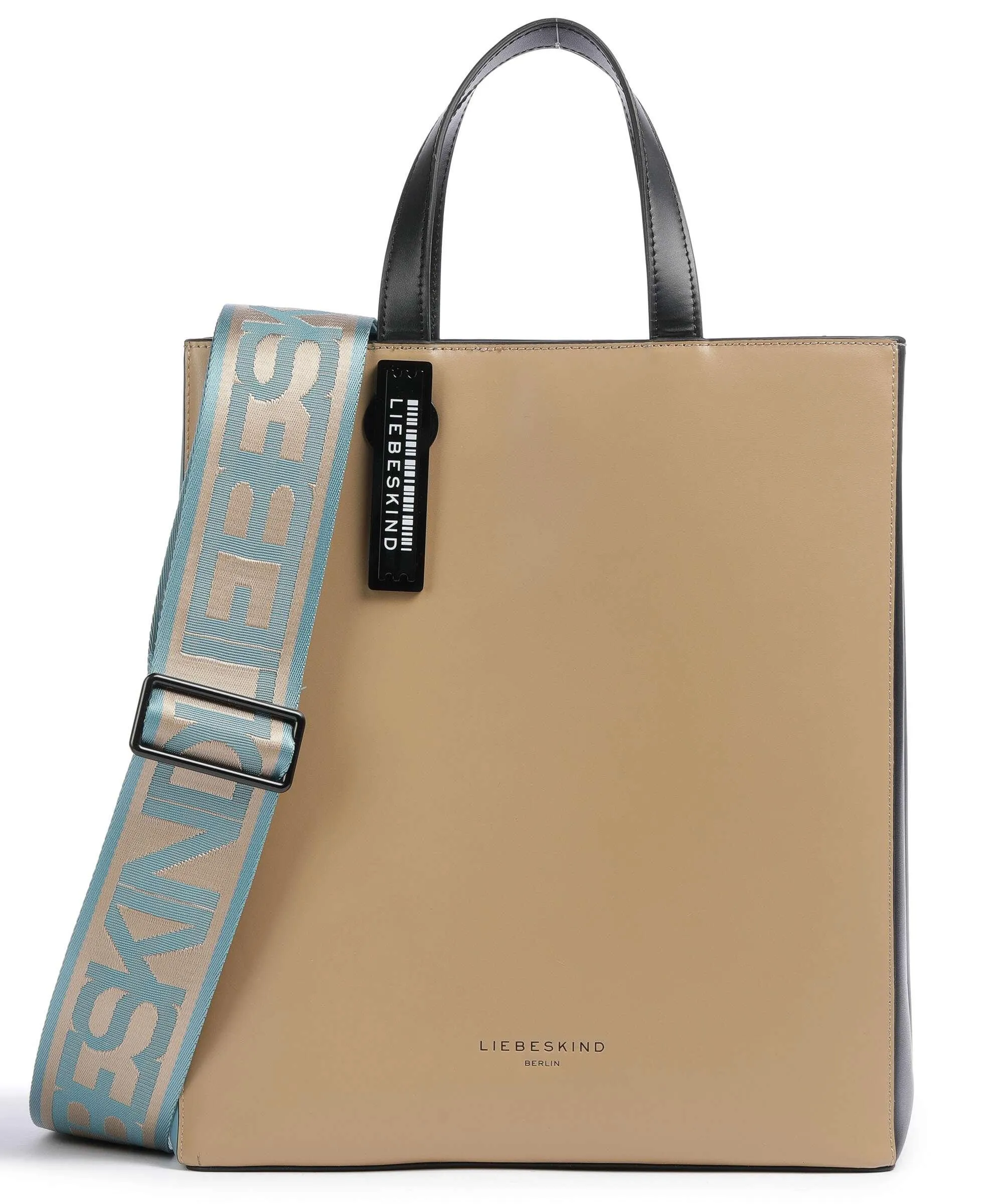  Liebeskind Paper Bag Animation M Borsa a mano pelle liscia multicolore  