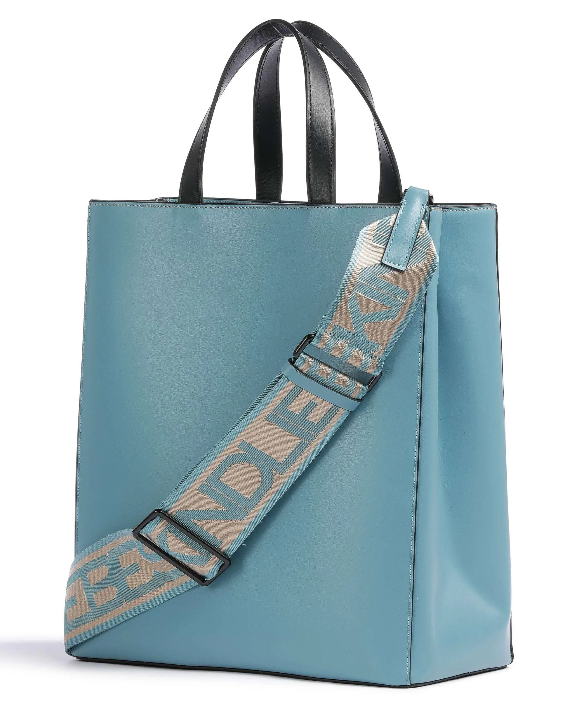  Liebeskind Paper Bag Animation M Borsa a mano pelle liscia multicolore  