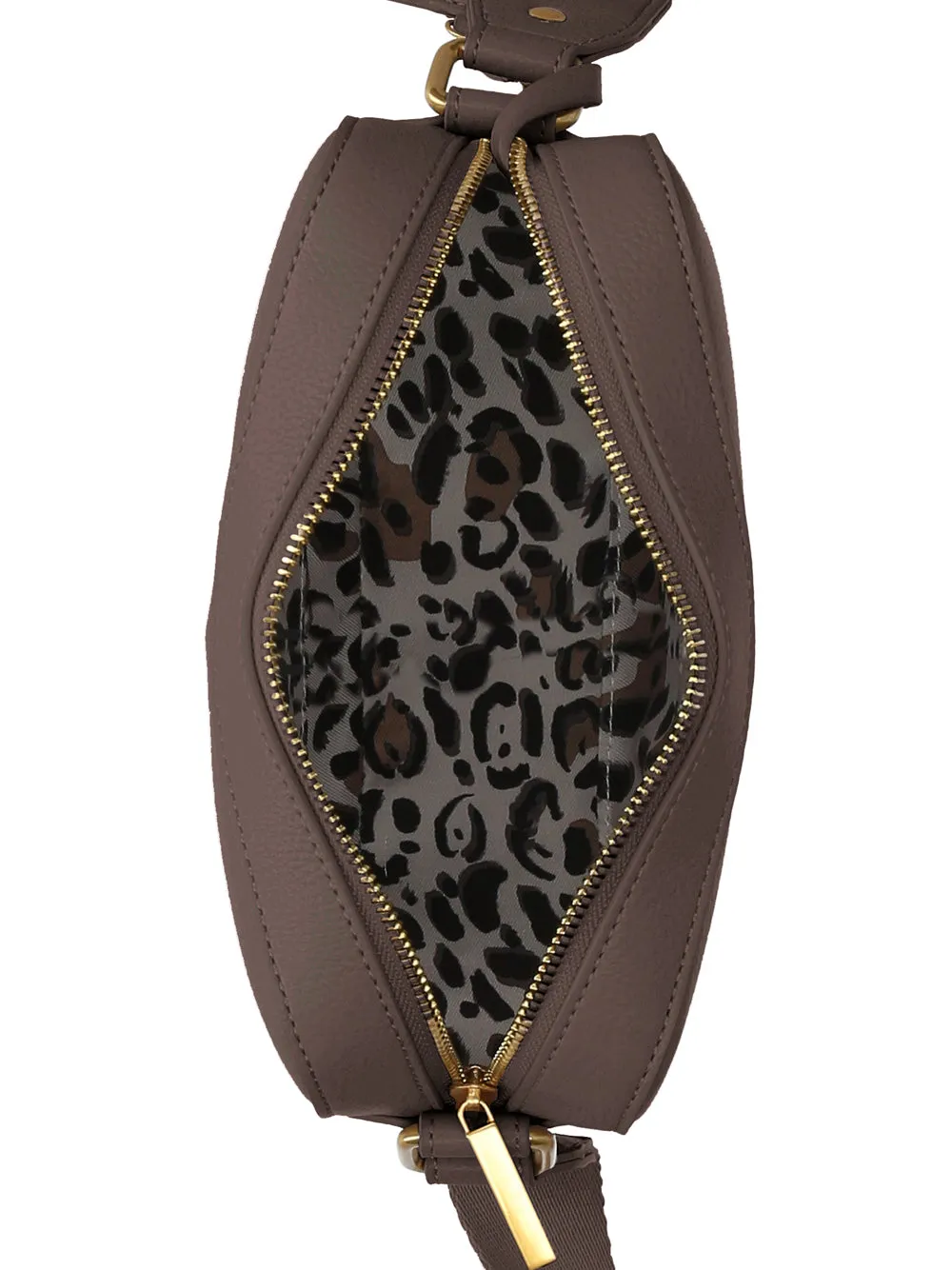 Liu Jo Borsa a Tracolla Ecs M Camera Case Donna Mod. AF4204E0031 X0582 Brown Stone Met