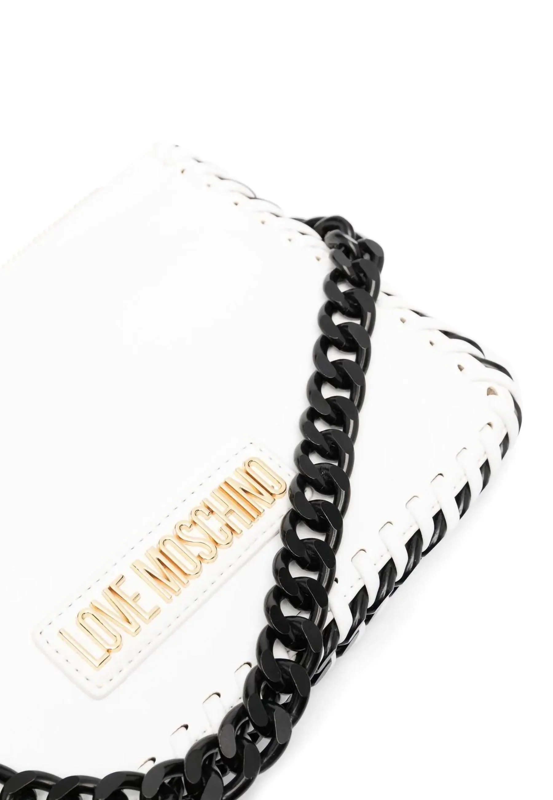 LOVE MOSCHINO Borsa Chain Bianco Nero JC4245PP0GKQ110A