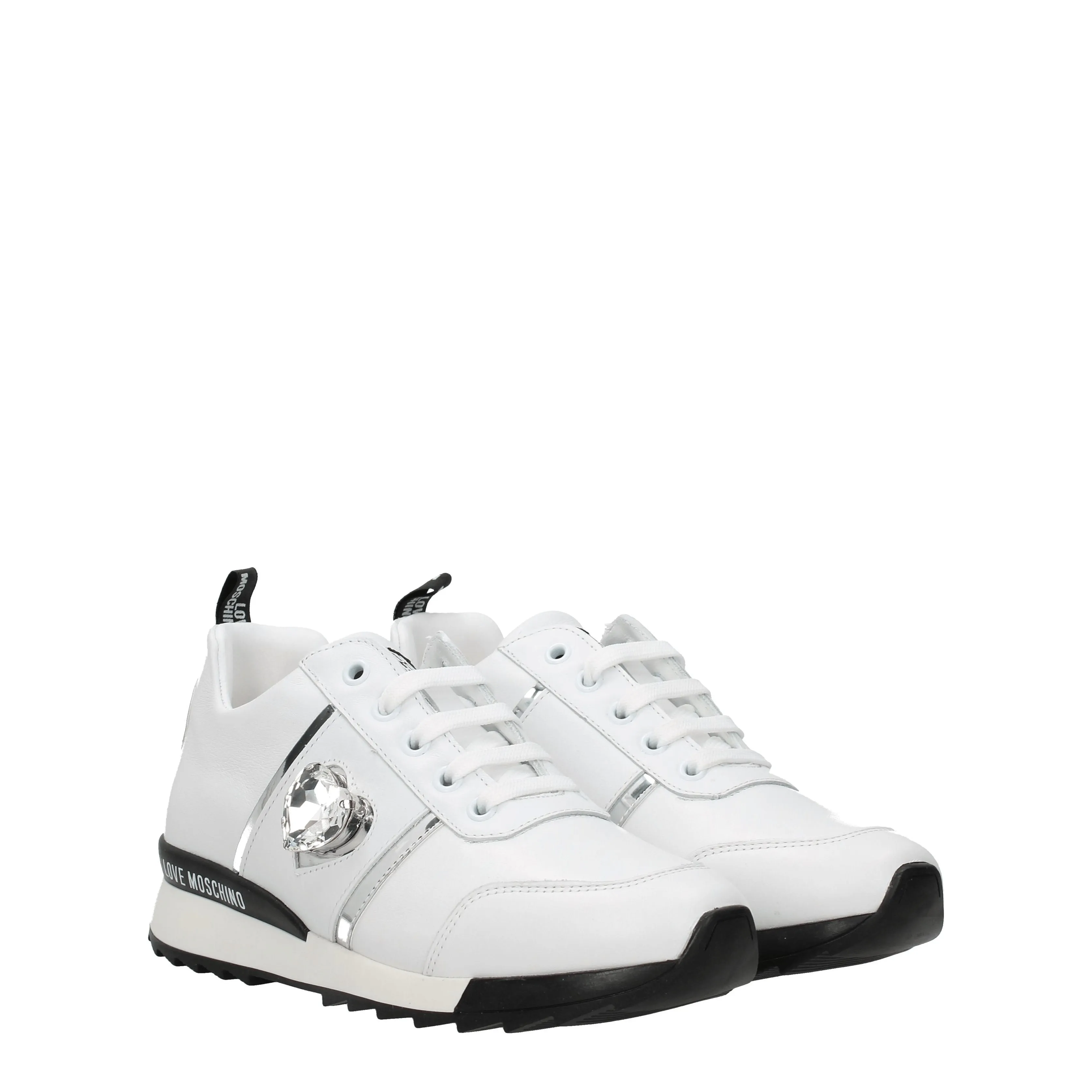 Love Moschino Sneakers Donna Pelle Bianco