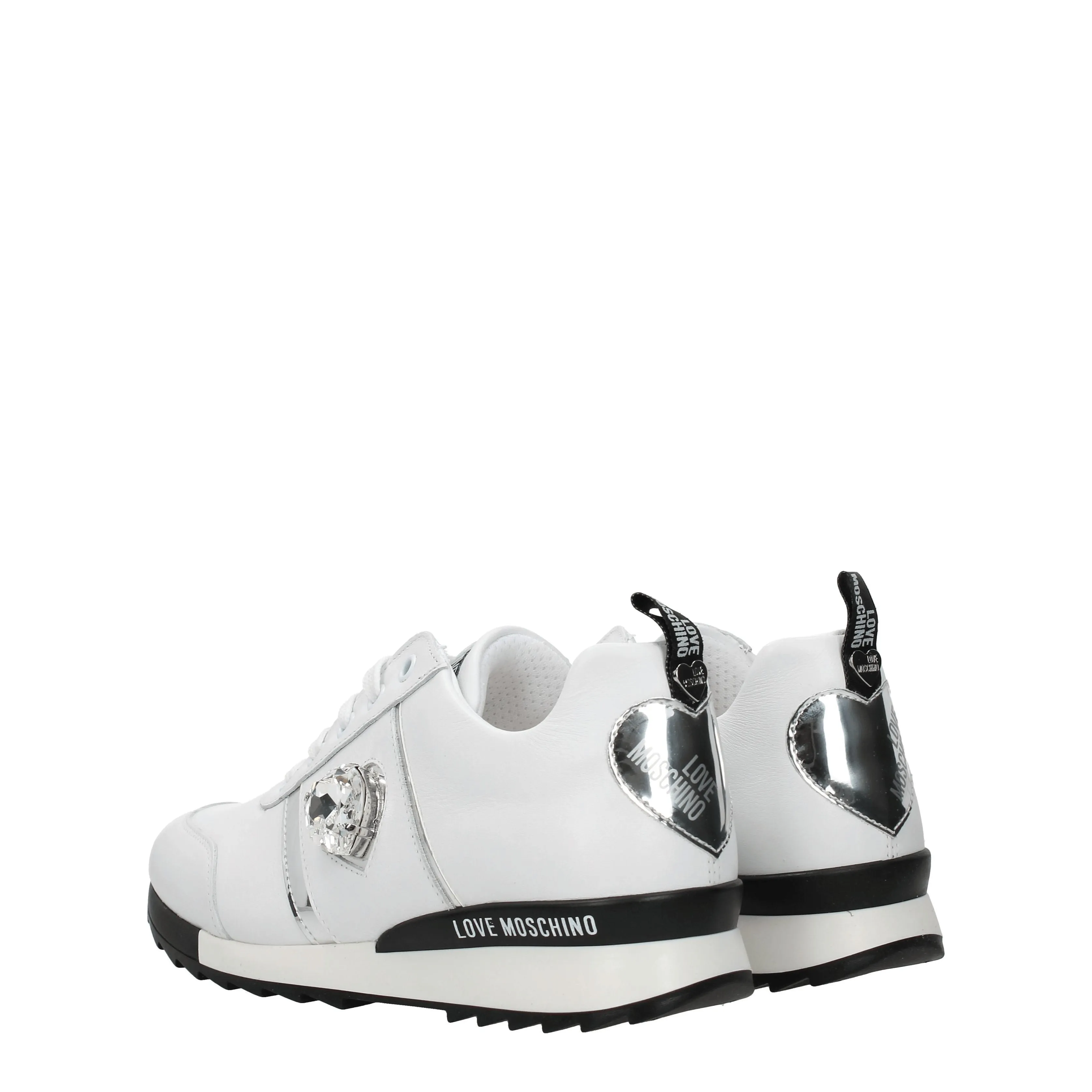 Love Moschino Sneakers Donna Pelle Bianco