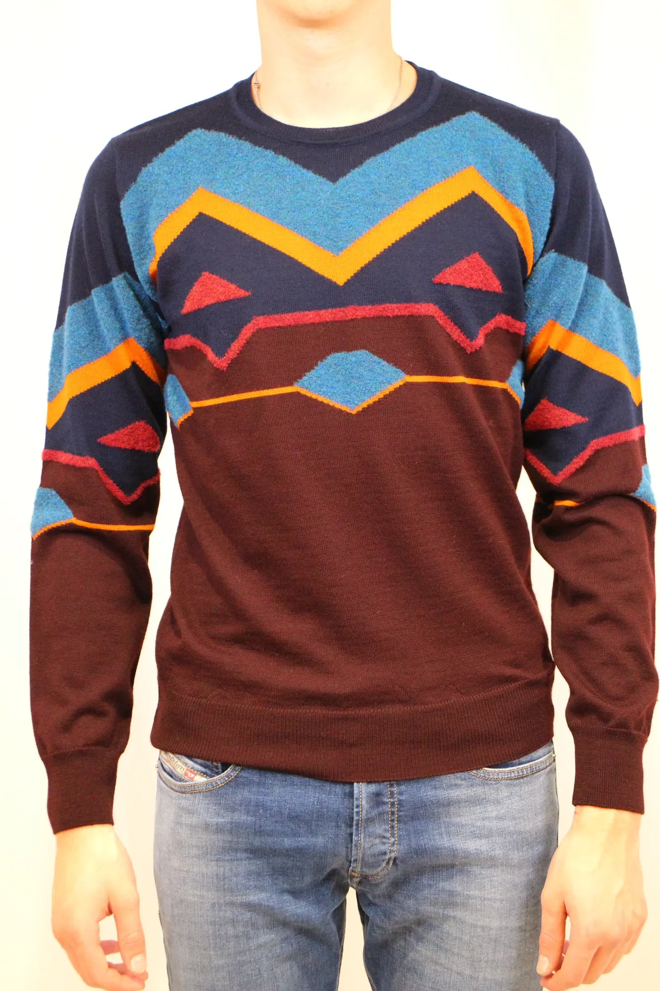 Maglia intarsio Bob