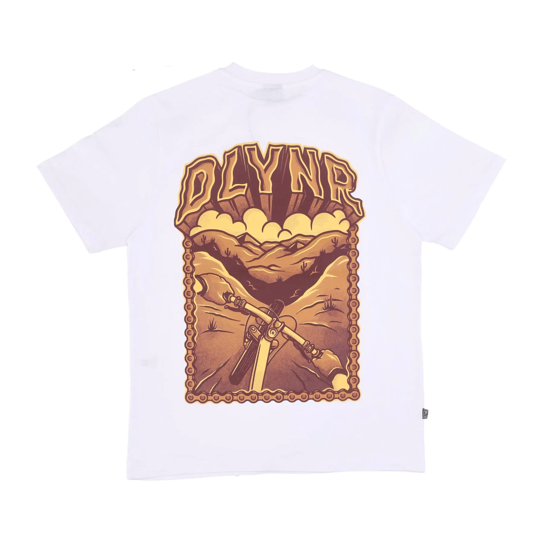 Maglietta Uomo Downhill Pov Tee White