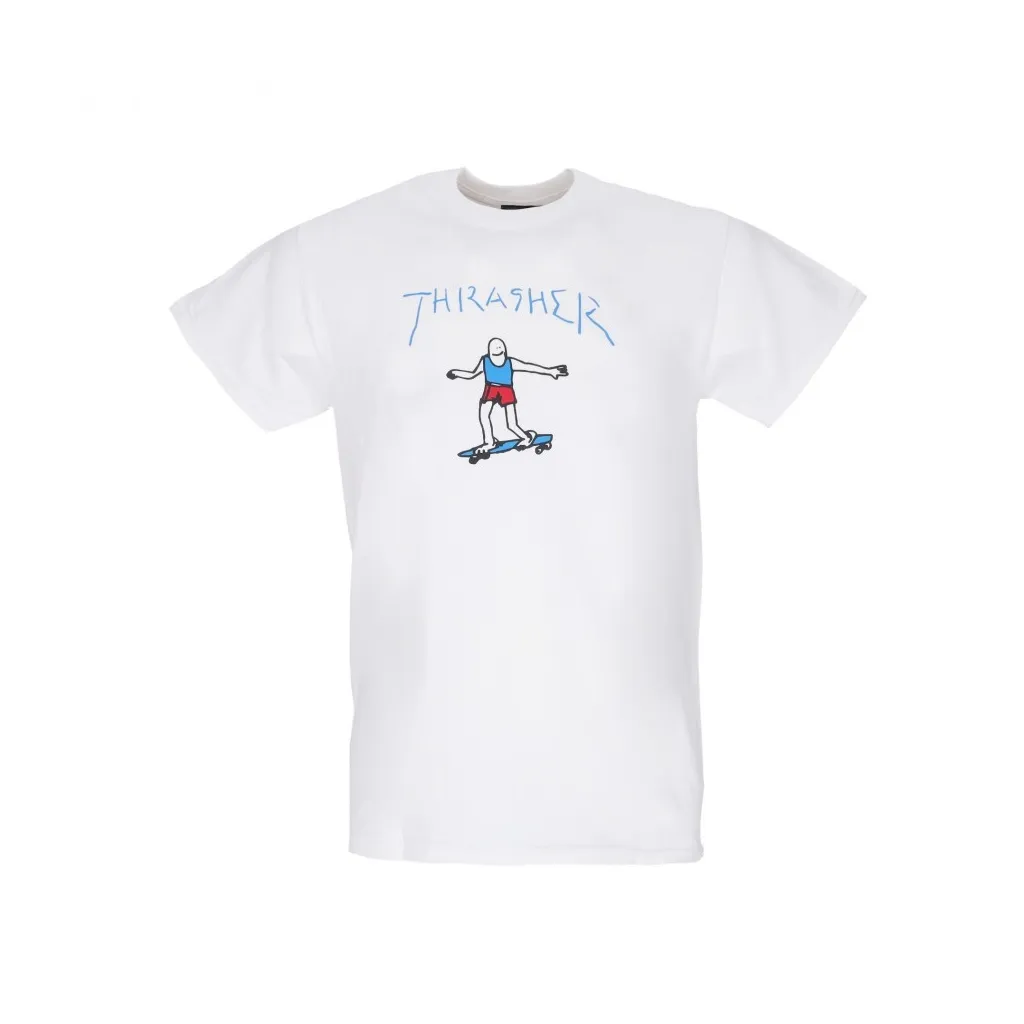 maglietta uomo gonz logo tee WHITE/BLUE/RED