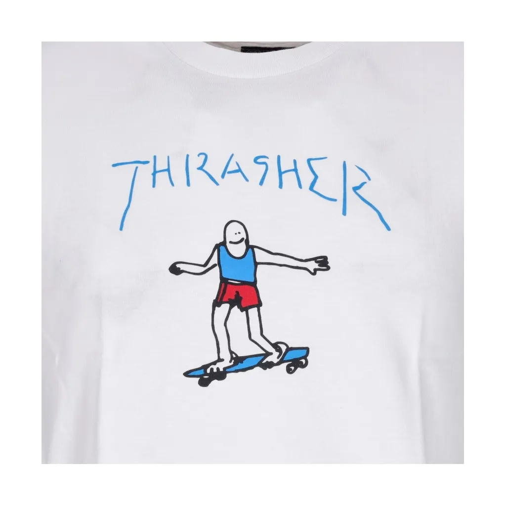 maglietta uomo gonz logo tee WHITE/BLUE/RED