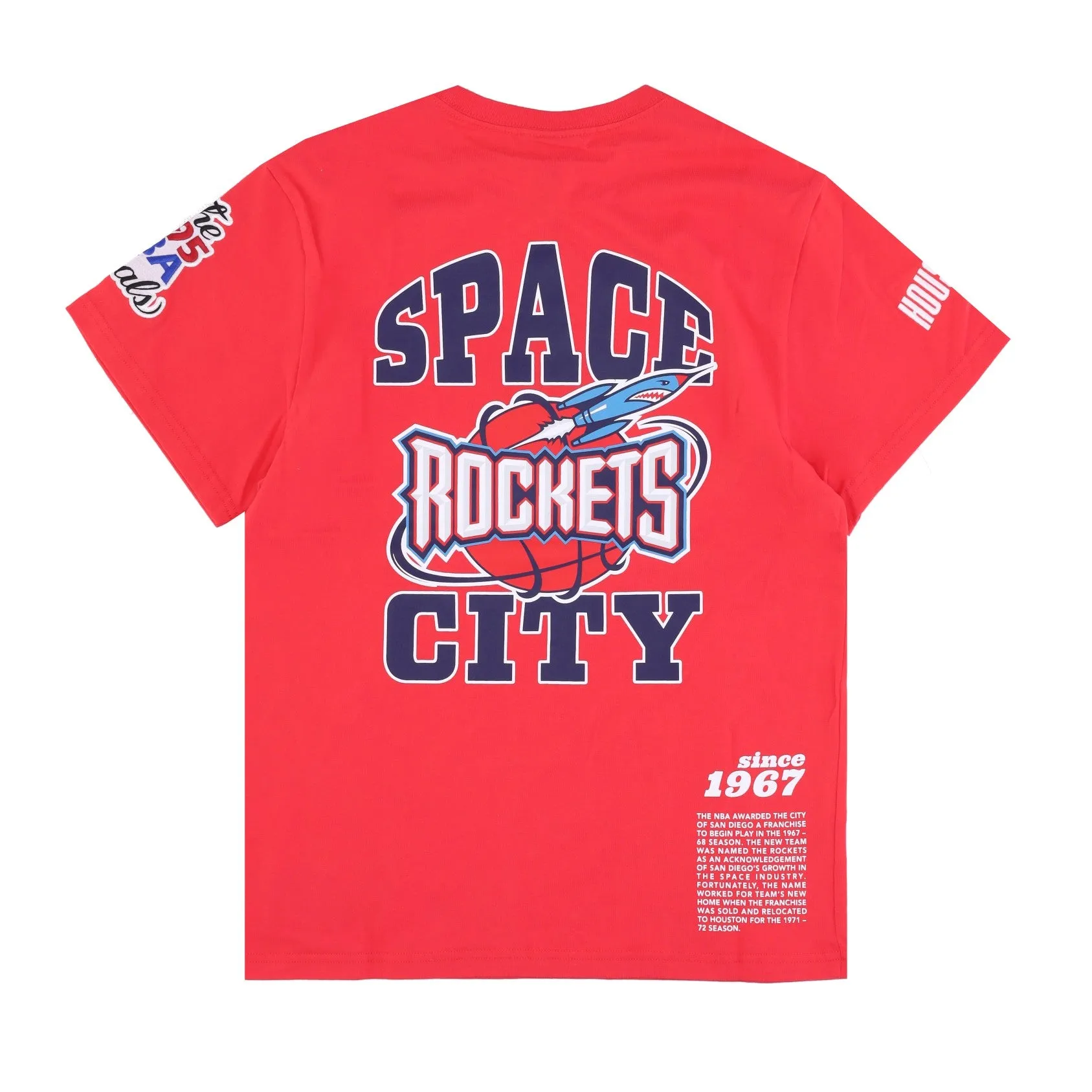 Maglietta Uomo Nba Team Origins Top Hardwood Classics Houroc Scarlet