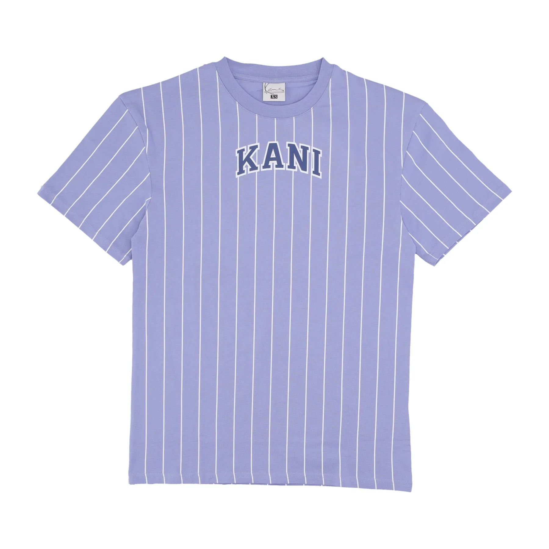 Maglietta Uomo Serif Pinstripe Tee Lilac/white