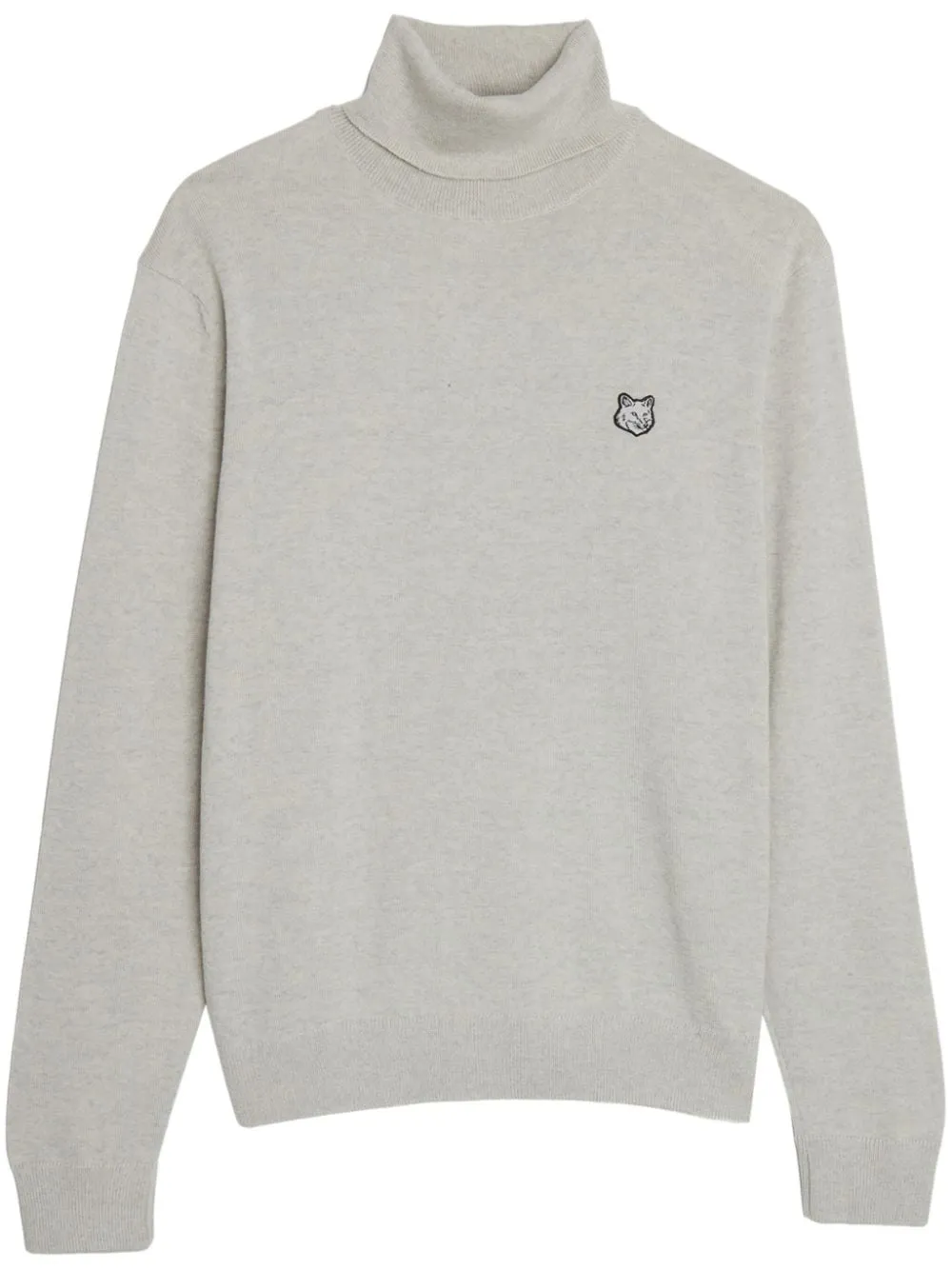 Maglione a collo alto in grigio di Maison Kitsuné - uomo