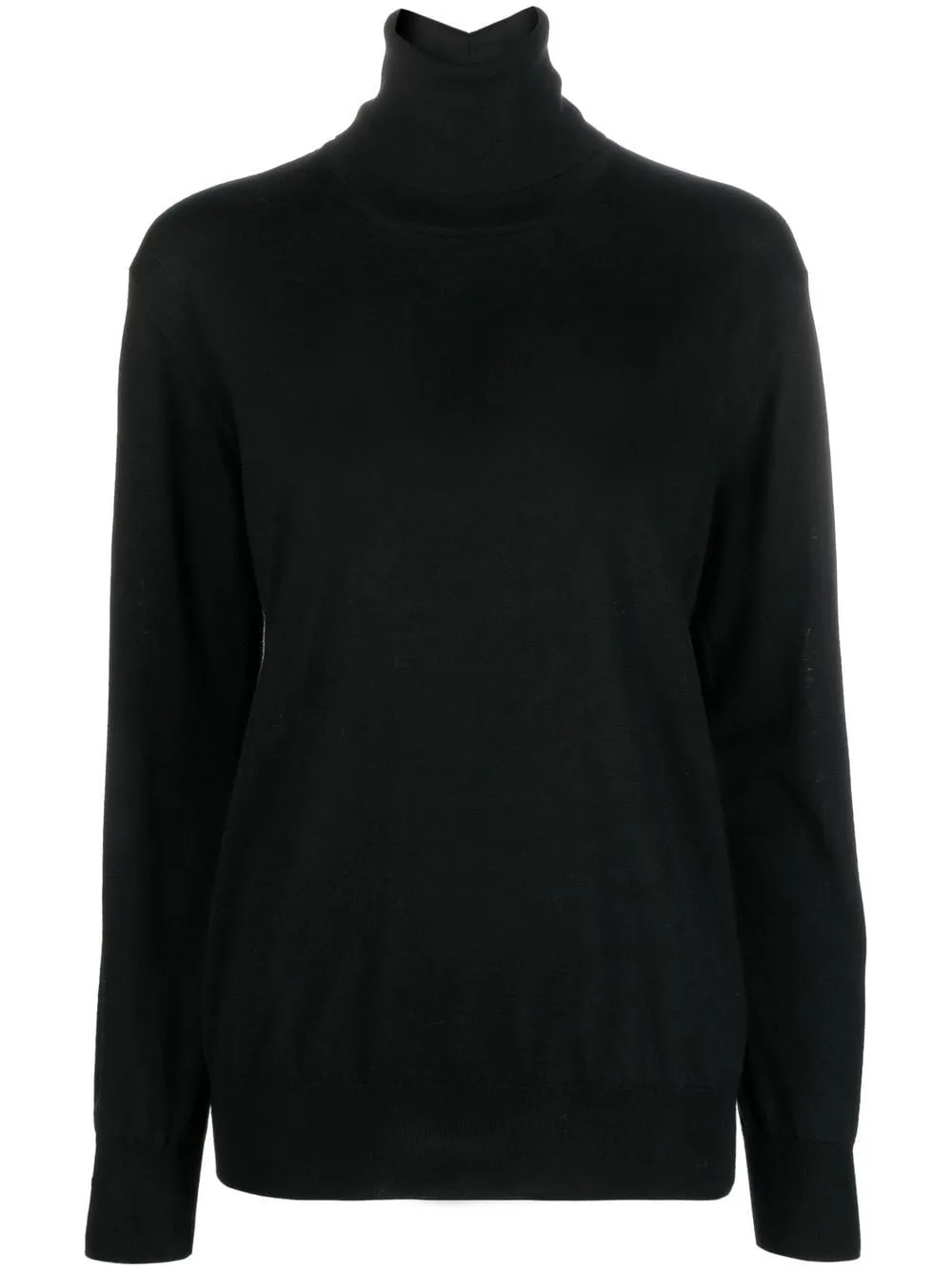 Maglione a collo alto in nero di Jil Sander - donna