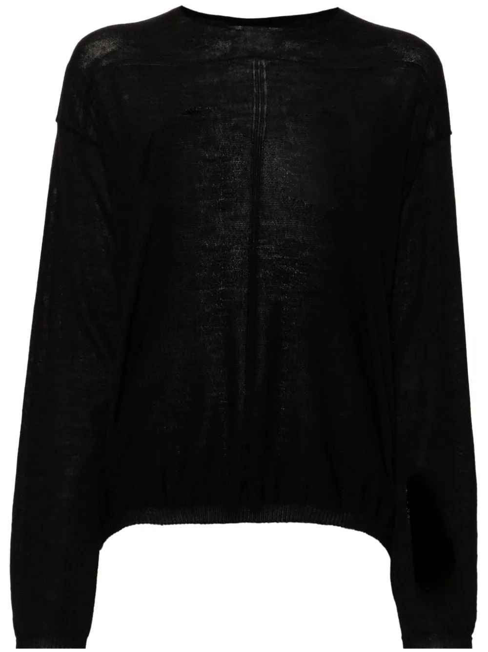 Maglione con cuciture in nero di Rick Owens - donna
