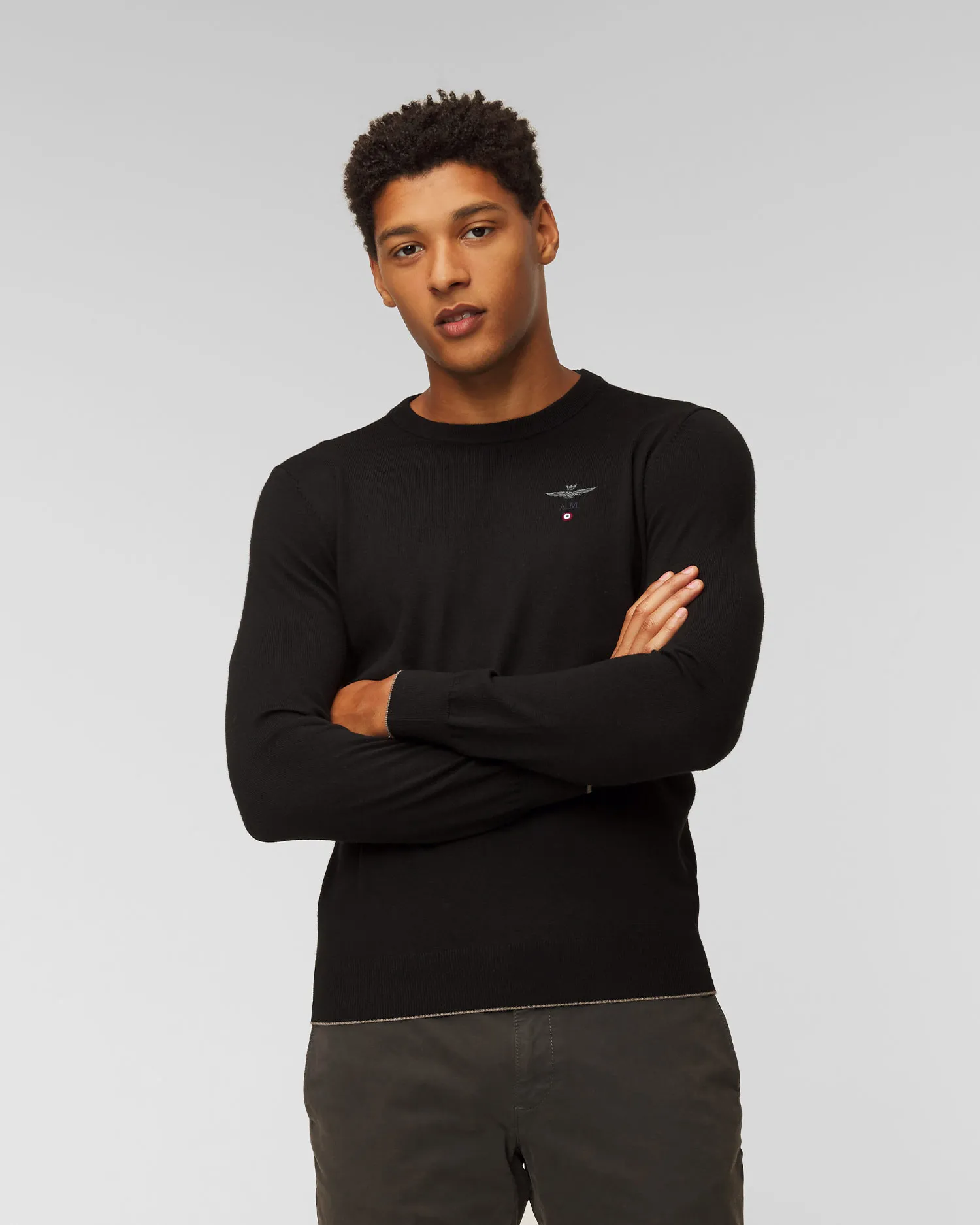 Maglione di lana AERONAUTICA MILITARE ma1388l415-34300