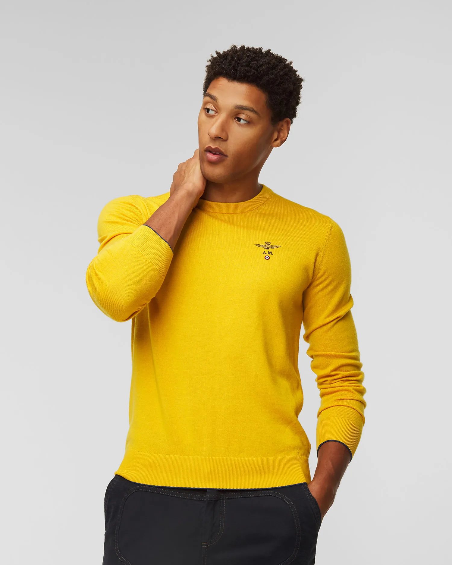 Maglione di lana AERONAUTICA MILITARE ma1388l415-57468