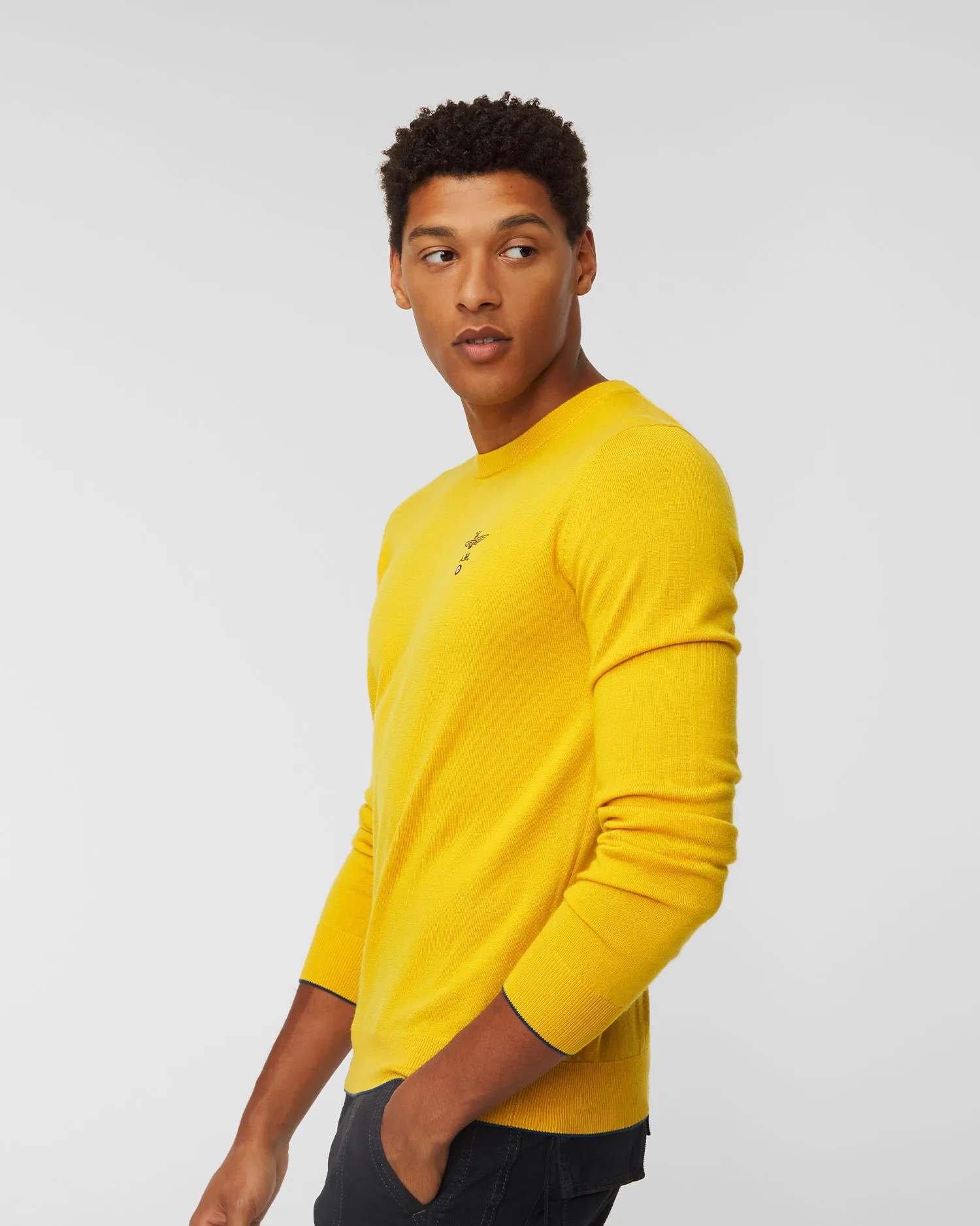 Maglione di lana AERONAUTICA MILITARE ma1388l415-57468