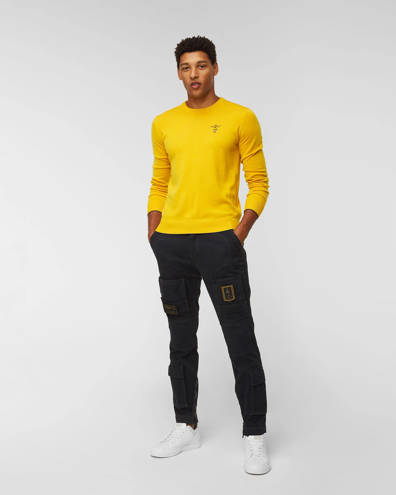 Maglione di lana AERONAUTICA MILITARE ma1388l415-57468