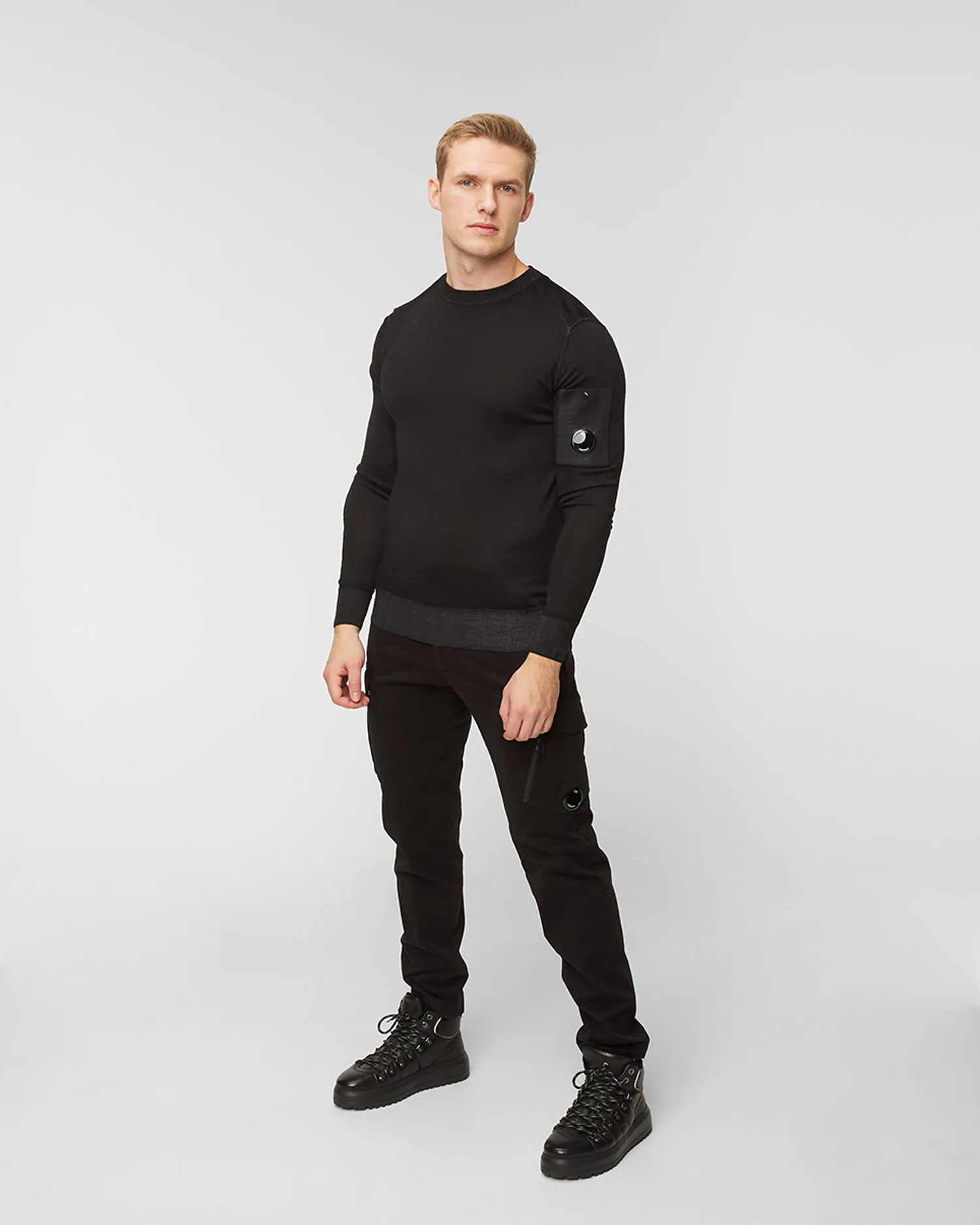 Maglione di lana C.P. COMPANY 13CMKN245A003247F-999