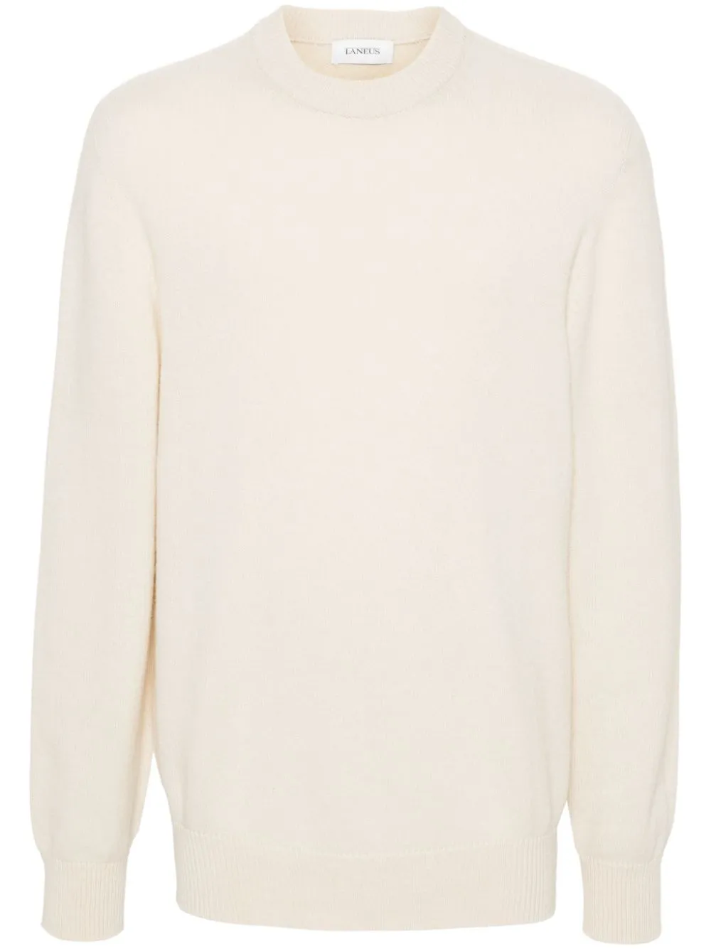 Maglione in maglia fine in beige Laneus - uomo