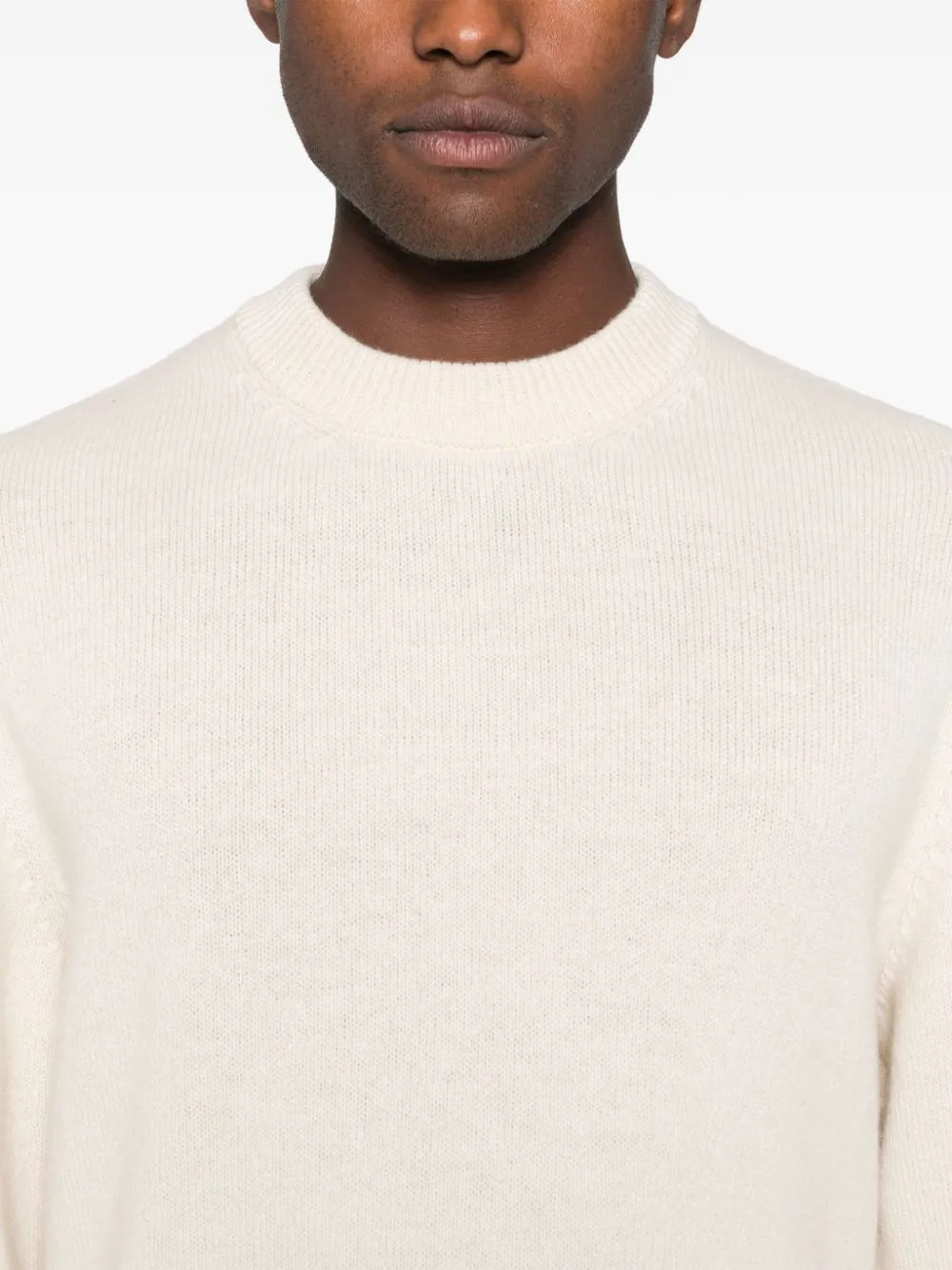 Maglione in maglia fine in beige Laneus - uomo