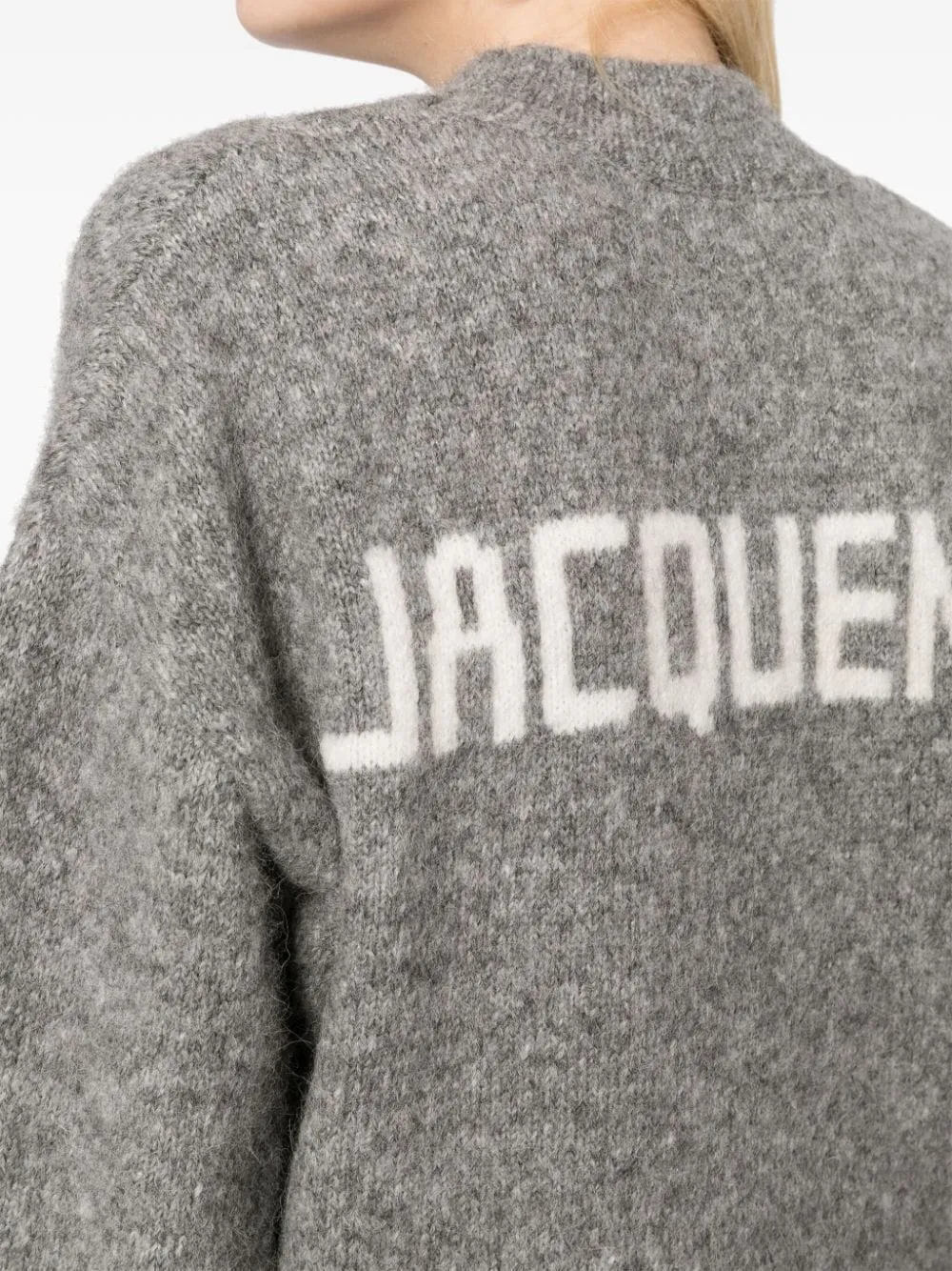 Maglione La Maille in grigio Jacquemus - donna