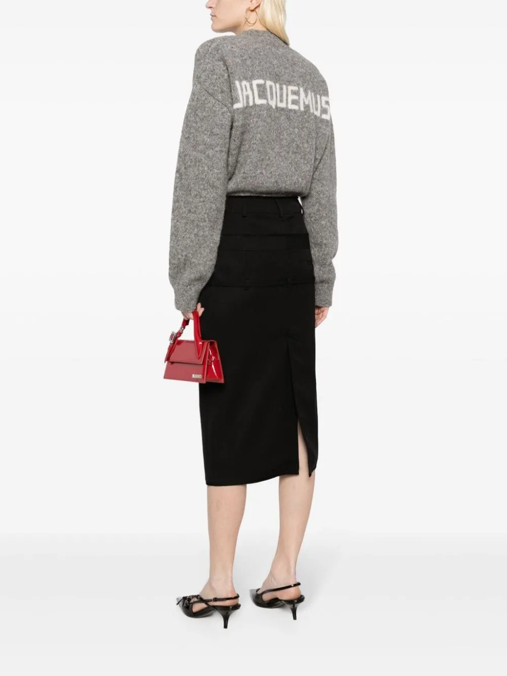 Maglione La Maille in grigio Jacquemus - donna