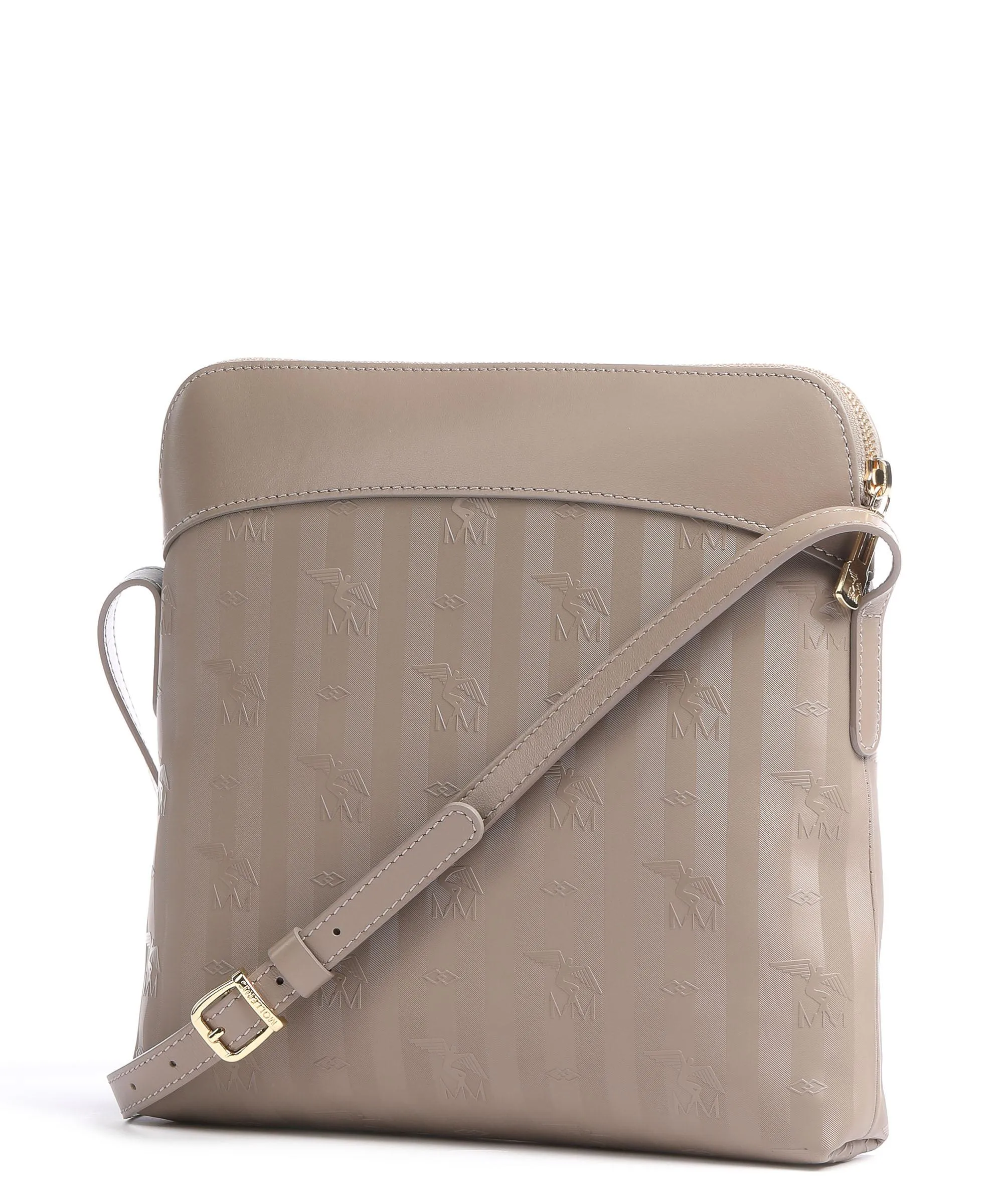  Maison Mollerus Vinerus Dakar Borsa a tracolla tela taupe  