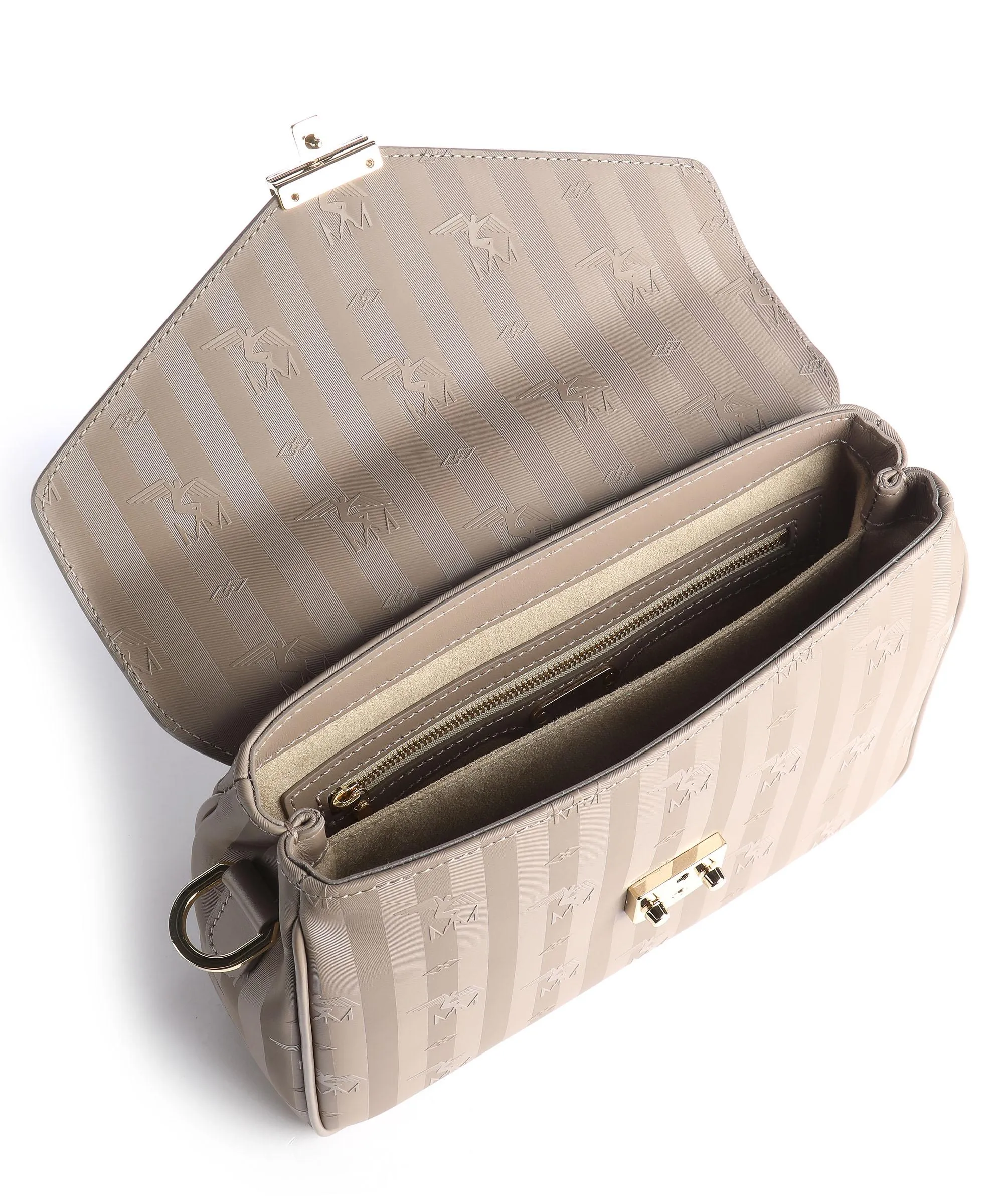  Maison Mollerus Vinerus Marly Borsa a mano tela taupe  