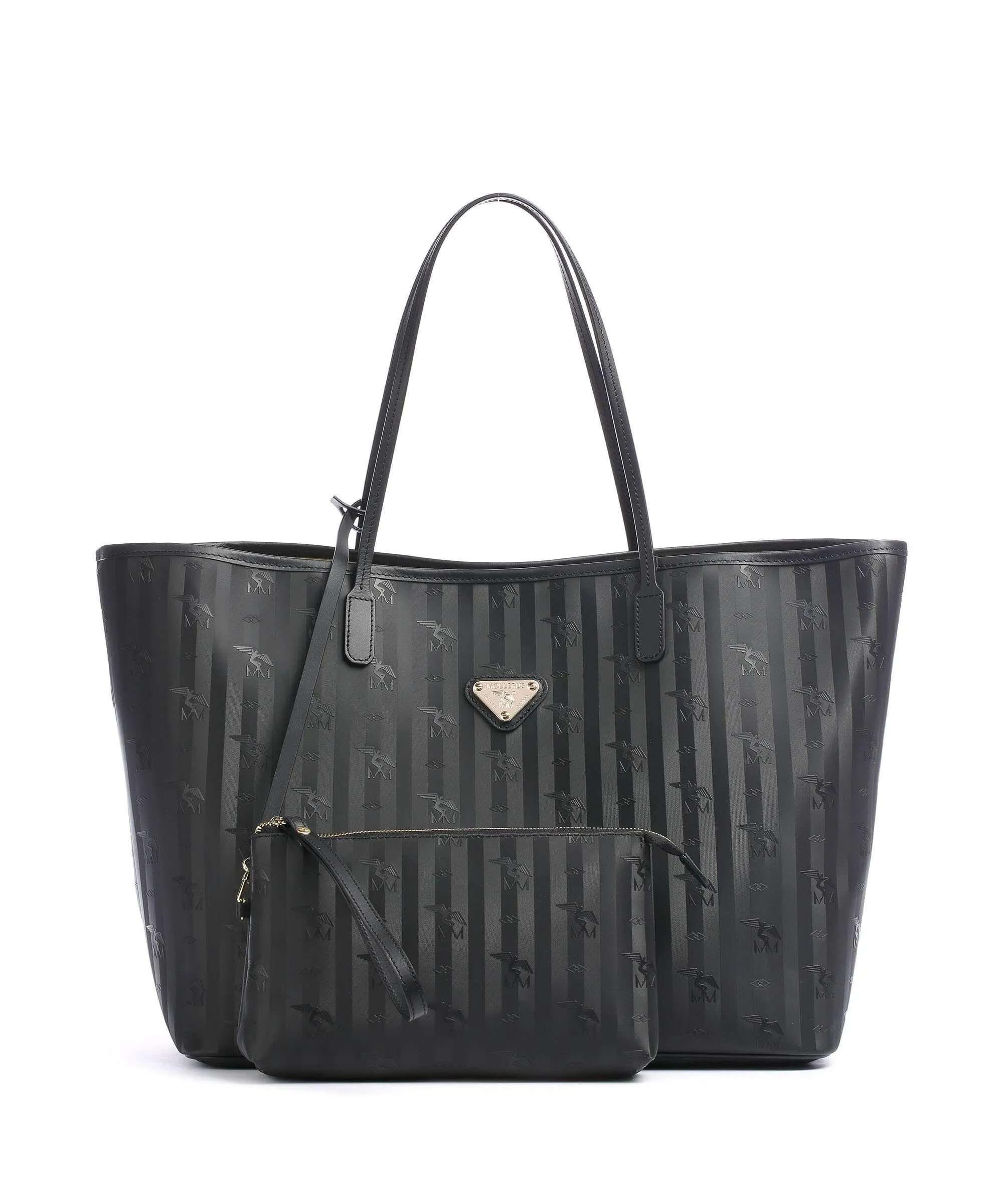  Maison Mollerus Vinerus Zuerich Borsa shopper tela nero  