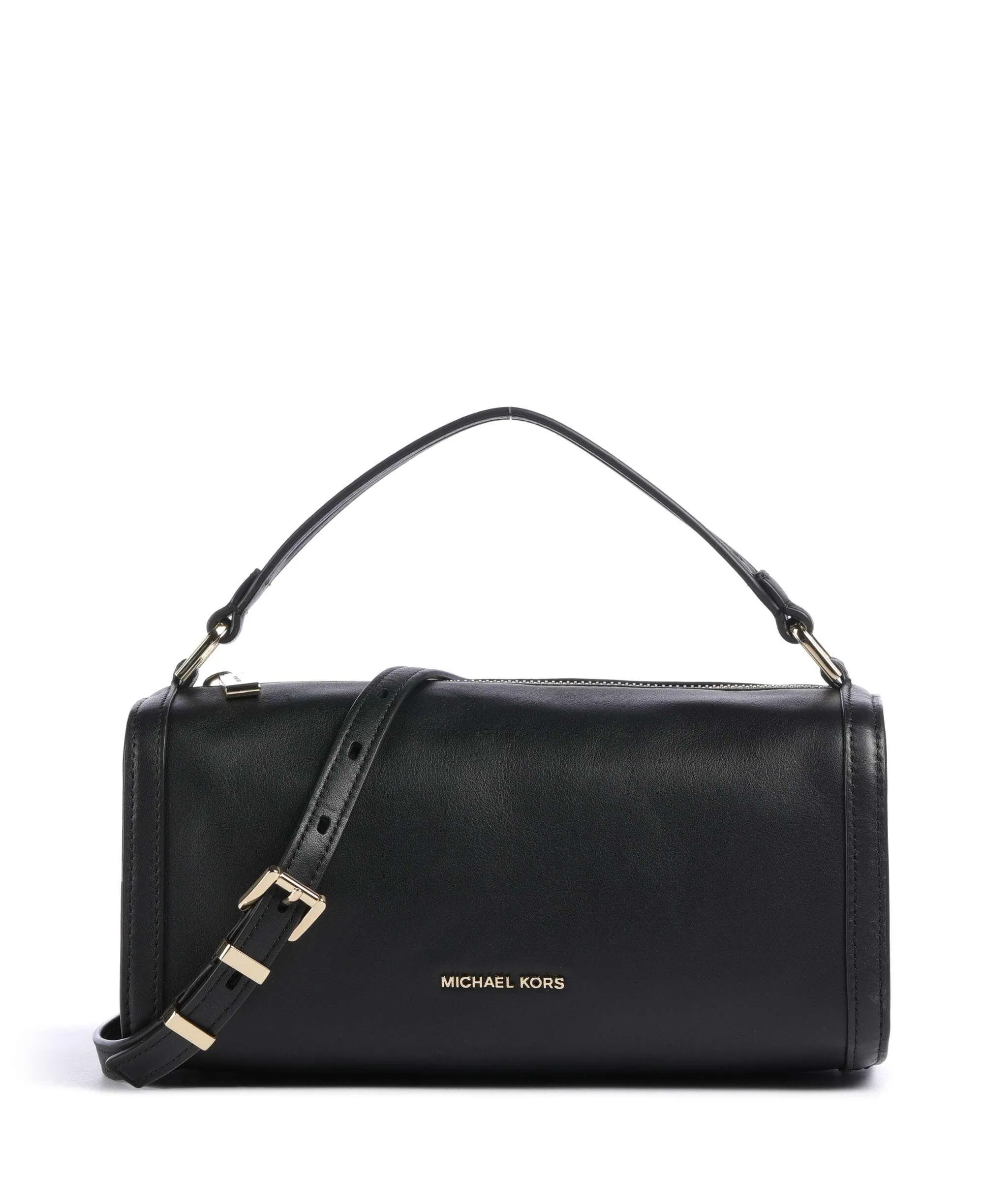  Michael Kors Orchard Borsa a mano pelle di vacchetta finemente grana nero  