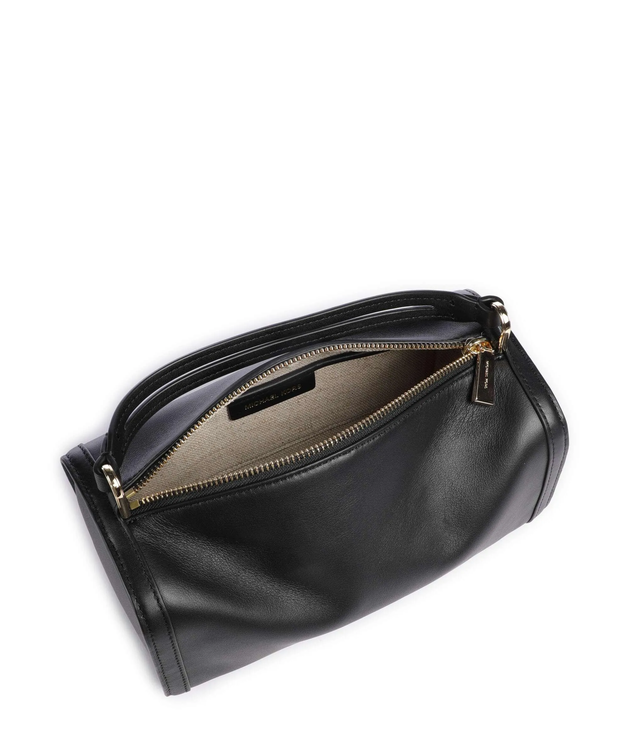  Michael Kors Orchard Borsa a mano pelle di vacchetta finemente grana nero  